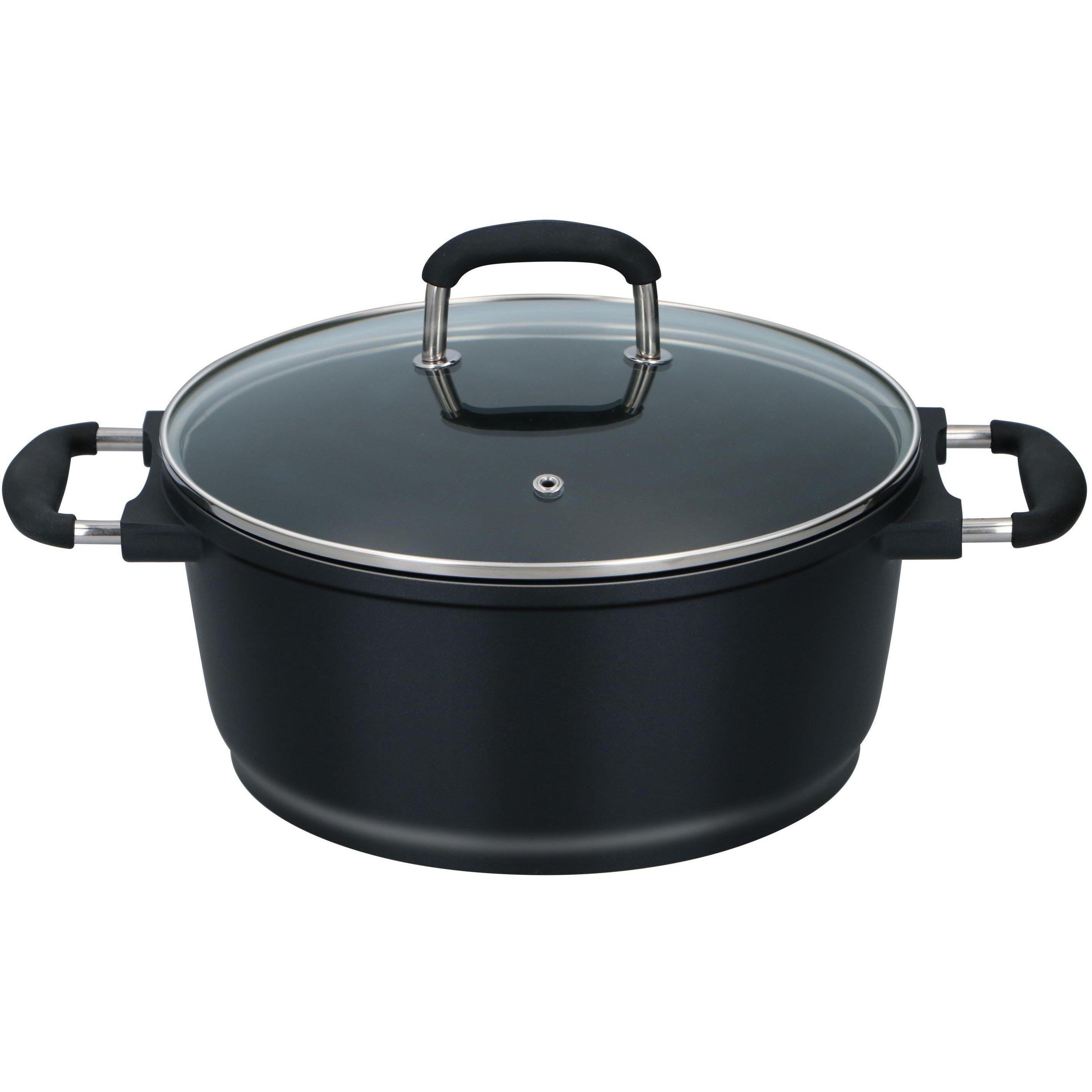 Black - Alpina - Aluminum Saucepan Sets - 1