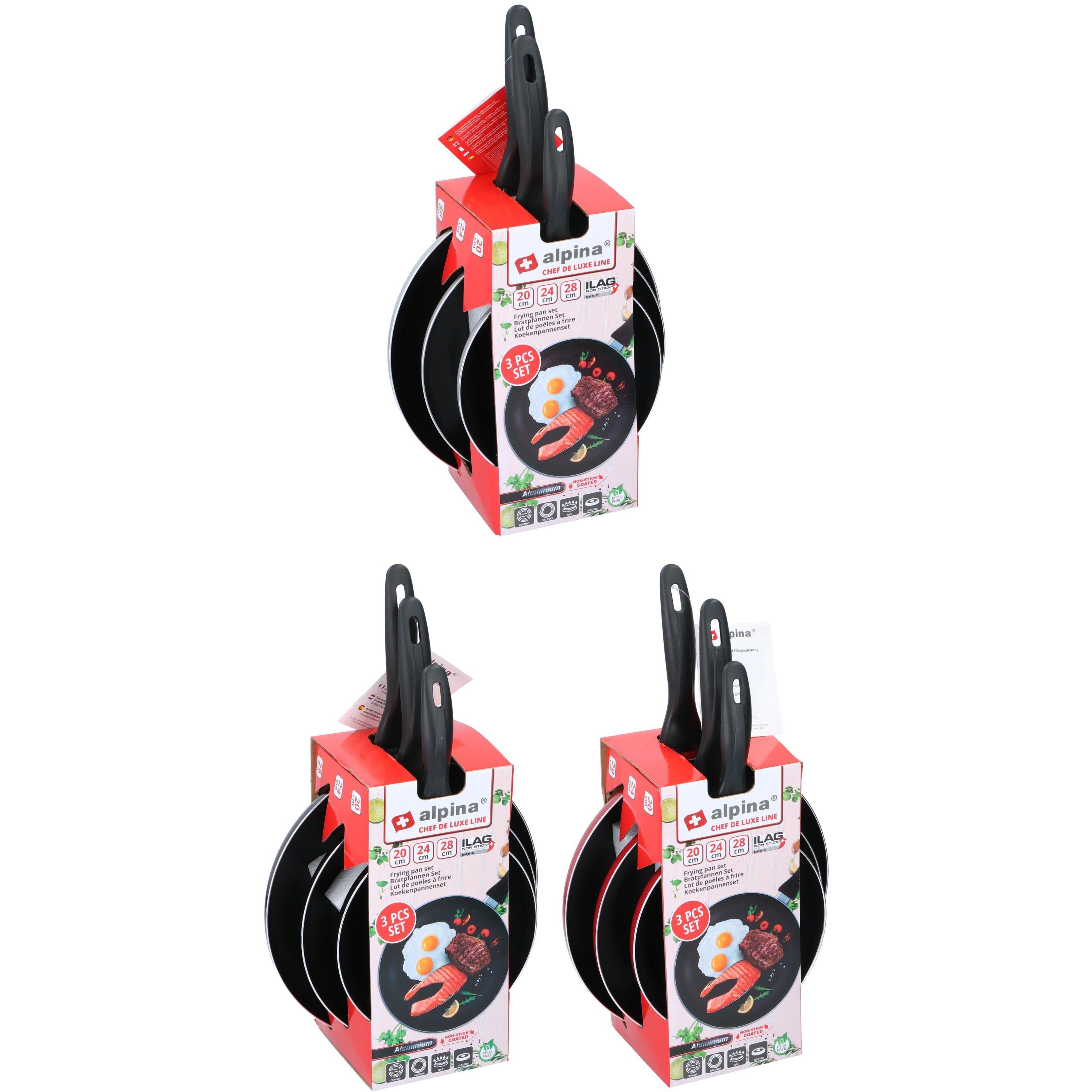 Black - Alpina - Frying Pan - 1