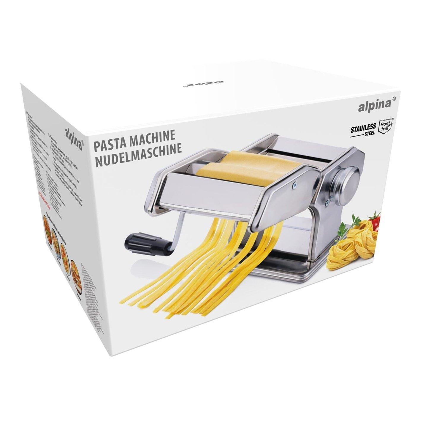 Silver - Alpina - ALPINA Pasta Machine 20.5x20.2x15.2cm - 2
