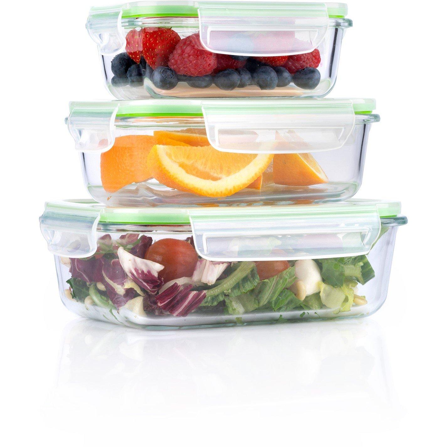 None - Alpina - Glass Food Container Set - 2