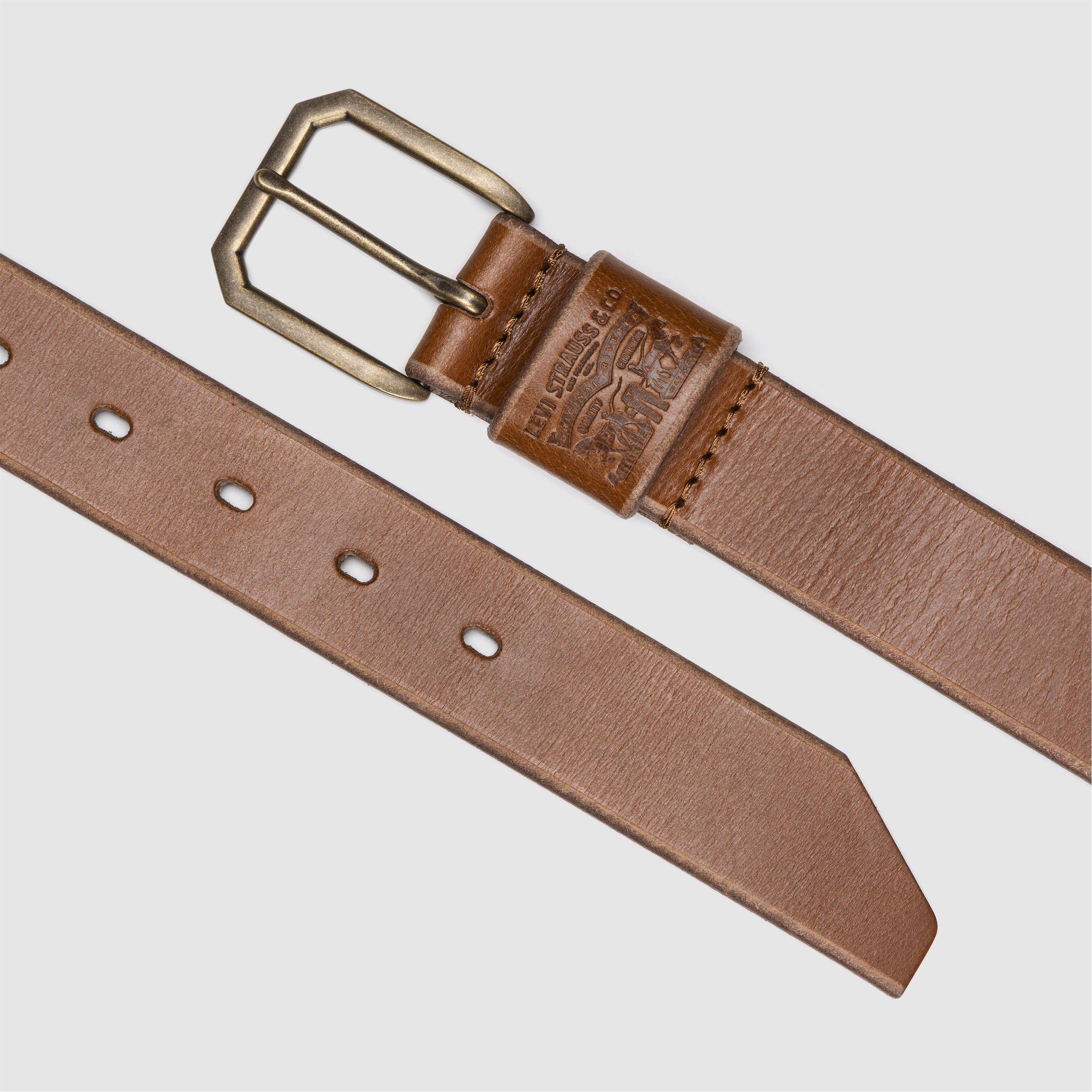 Tabakbraun - Levis - Levis Wide Loop Two Horse Belt Tobac - 2