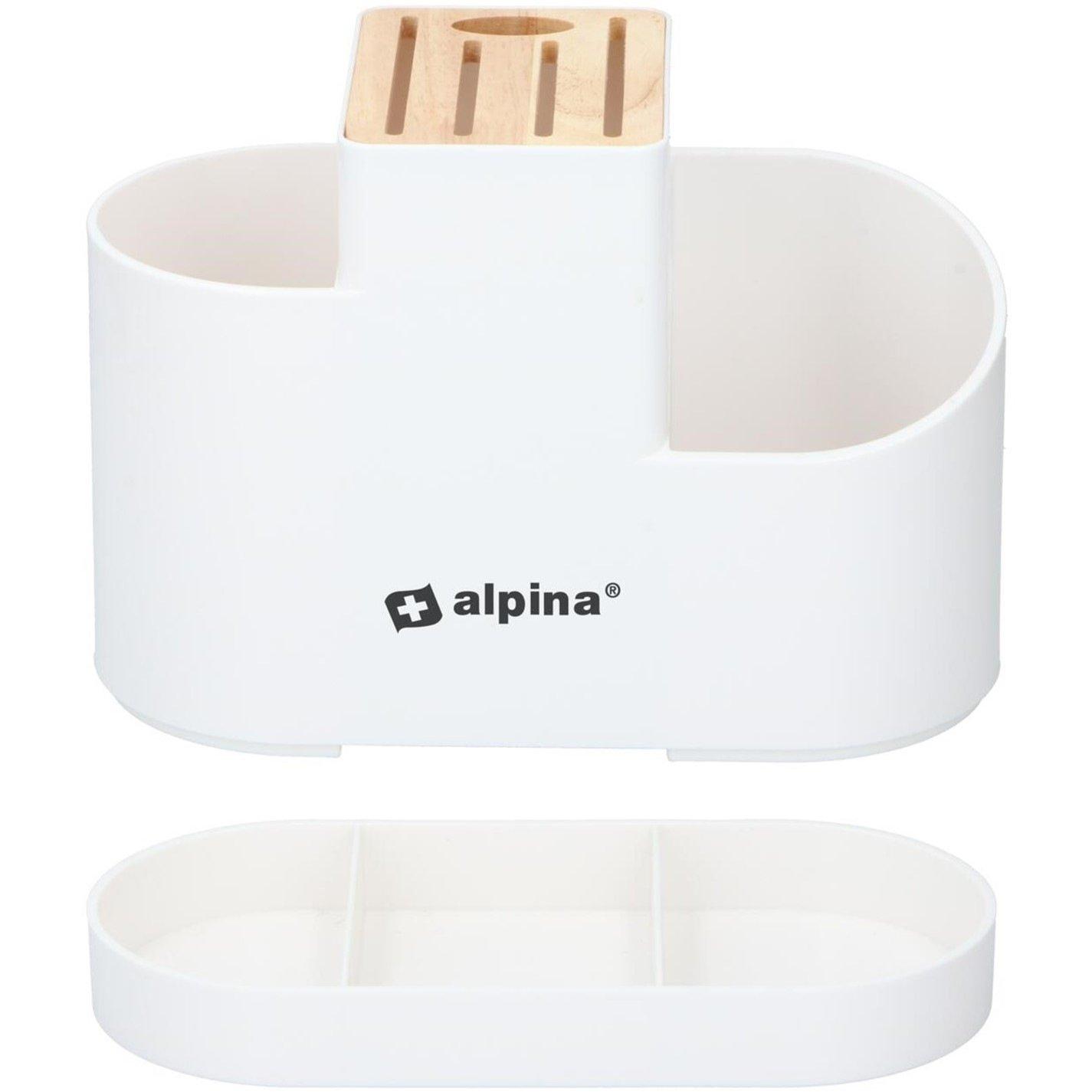 White - Alpina - Utensil and Knife Holder - 6