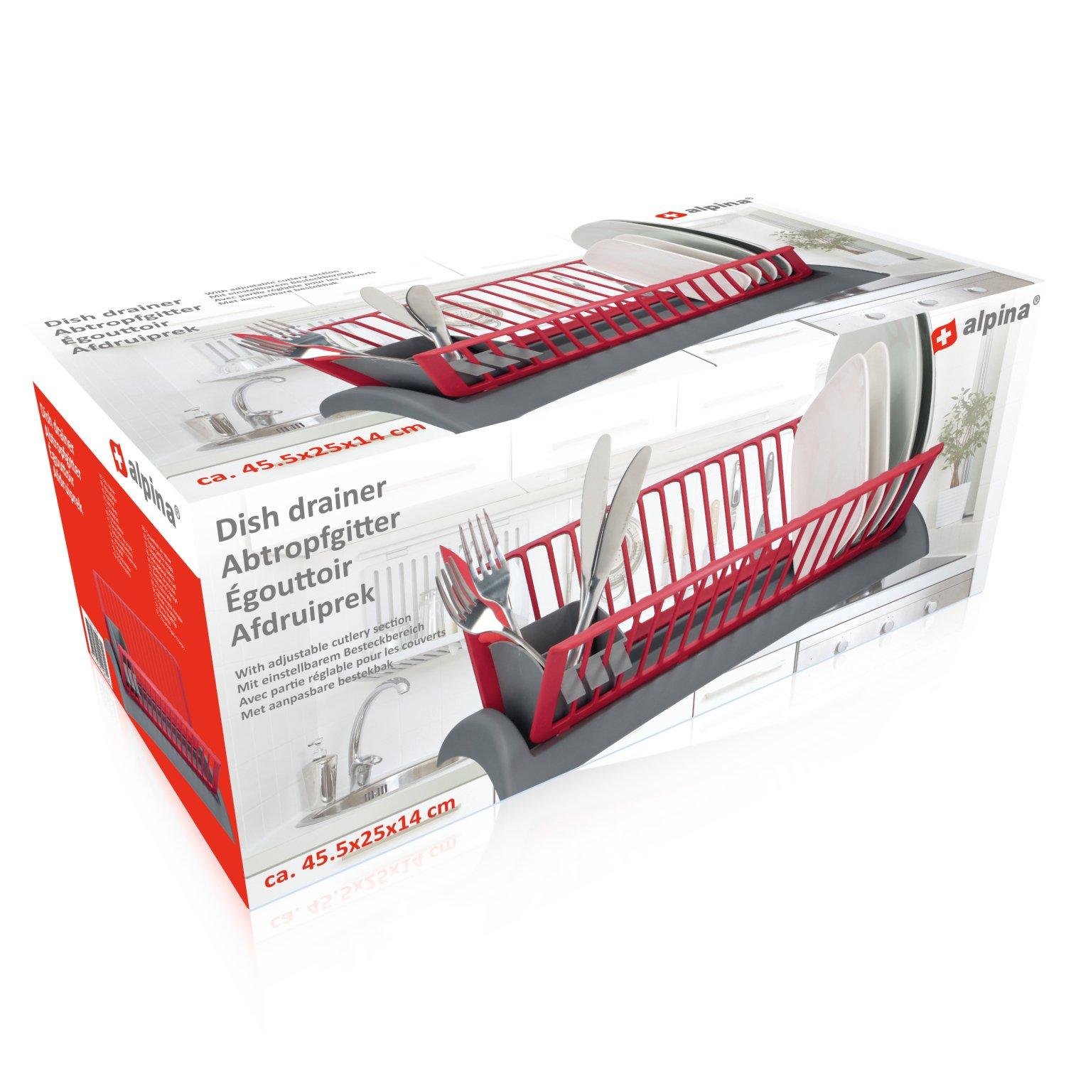 Grey - Alpina - Dish Rack - 3