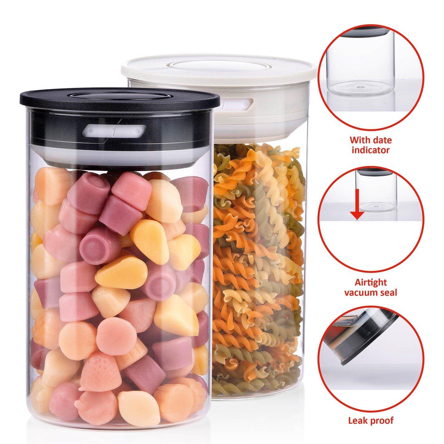 None - Alpina - Storage Jar 1L with Vacuum Lid - 1