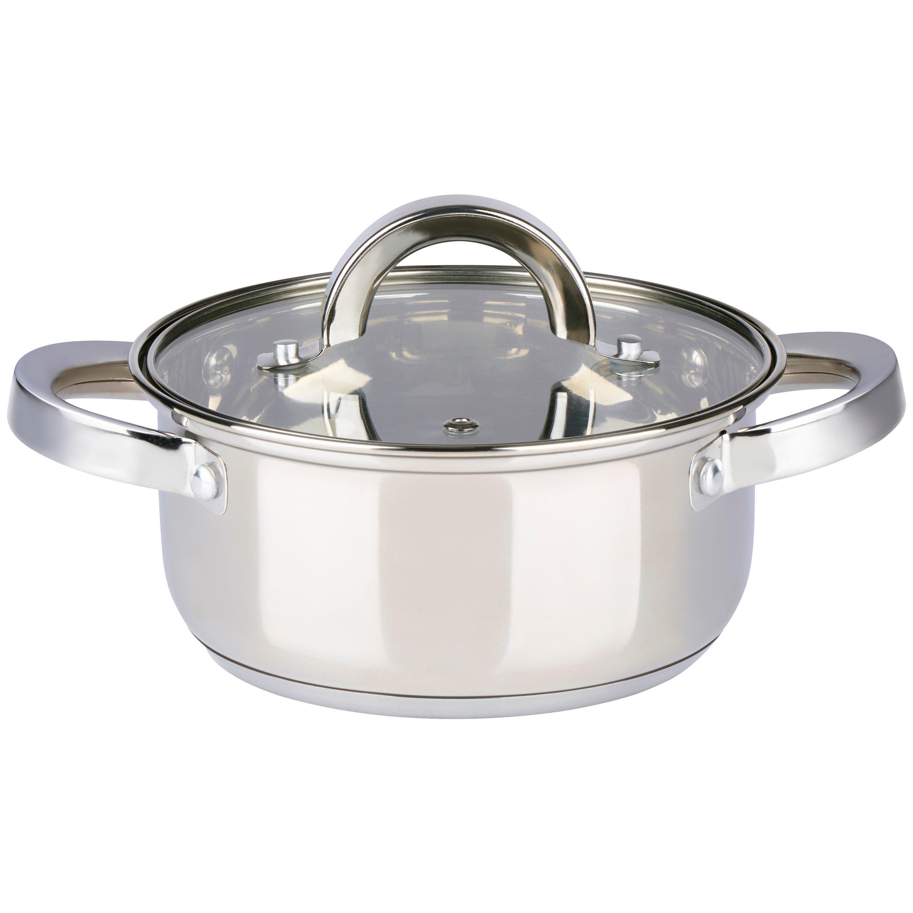 Silver - Alpina - Alpina 7 Piece Cookware Set - 6