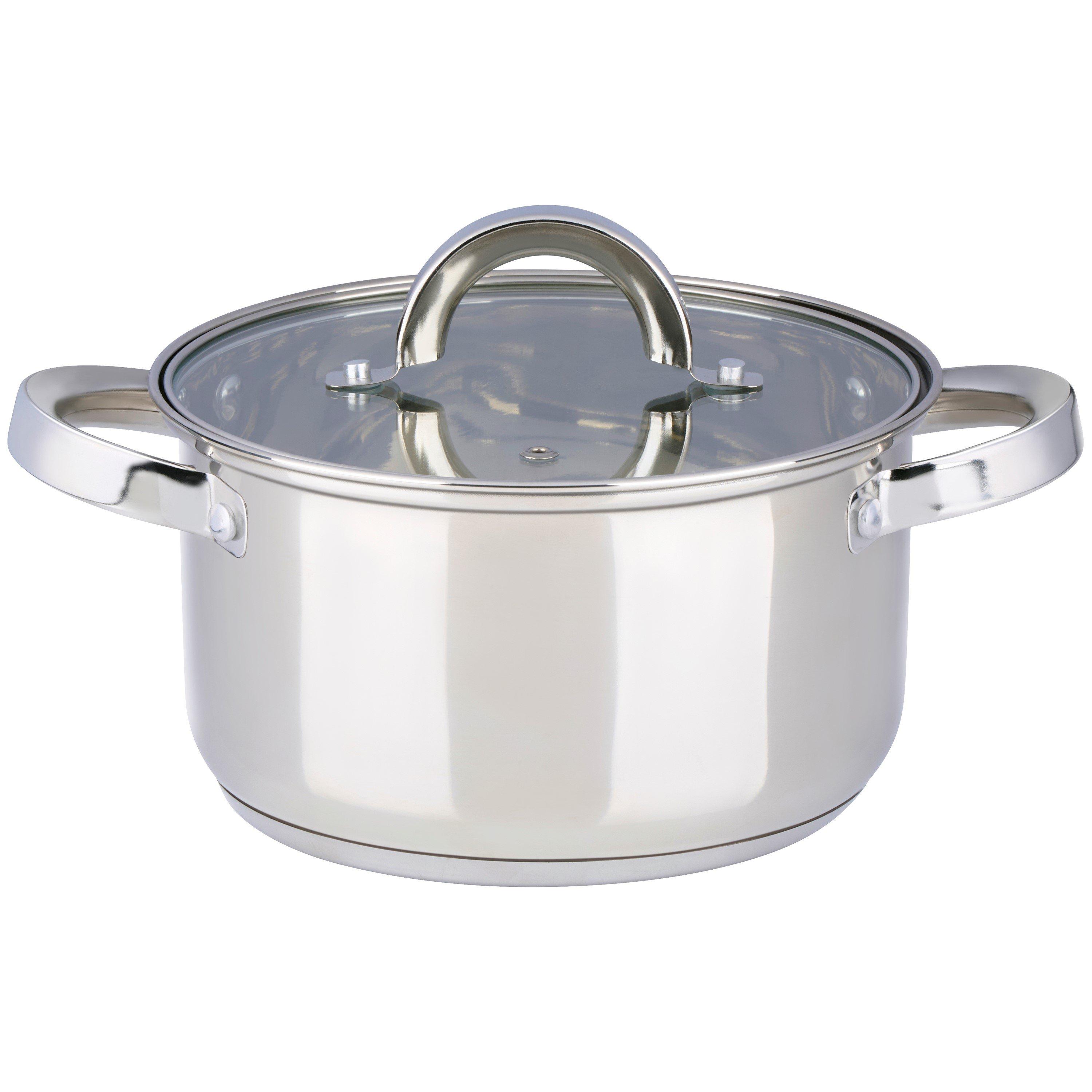 Silver - Alpina - Alpina 7 Piece Cookware Set - 7