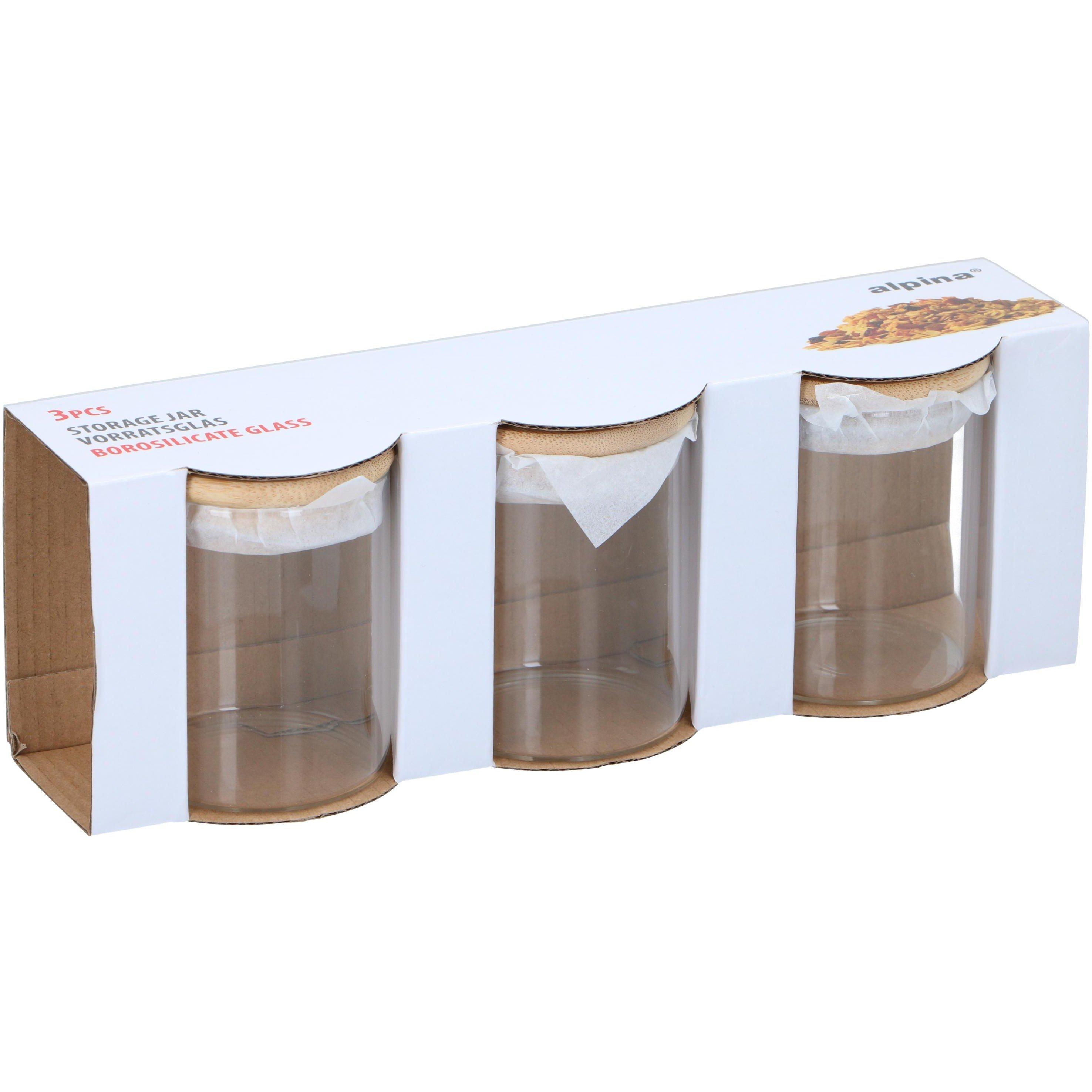 Alpina  Kitchen Glass Storage Jars