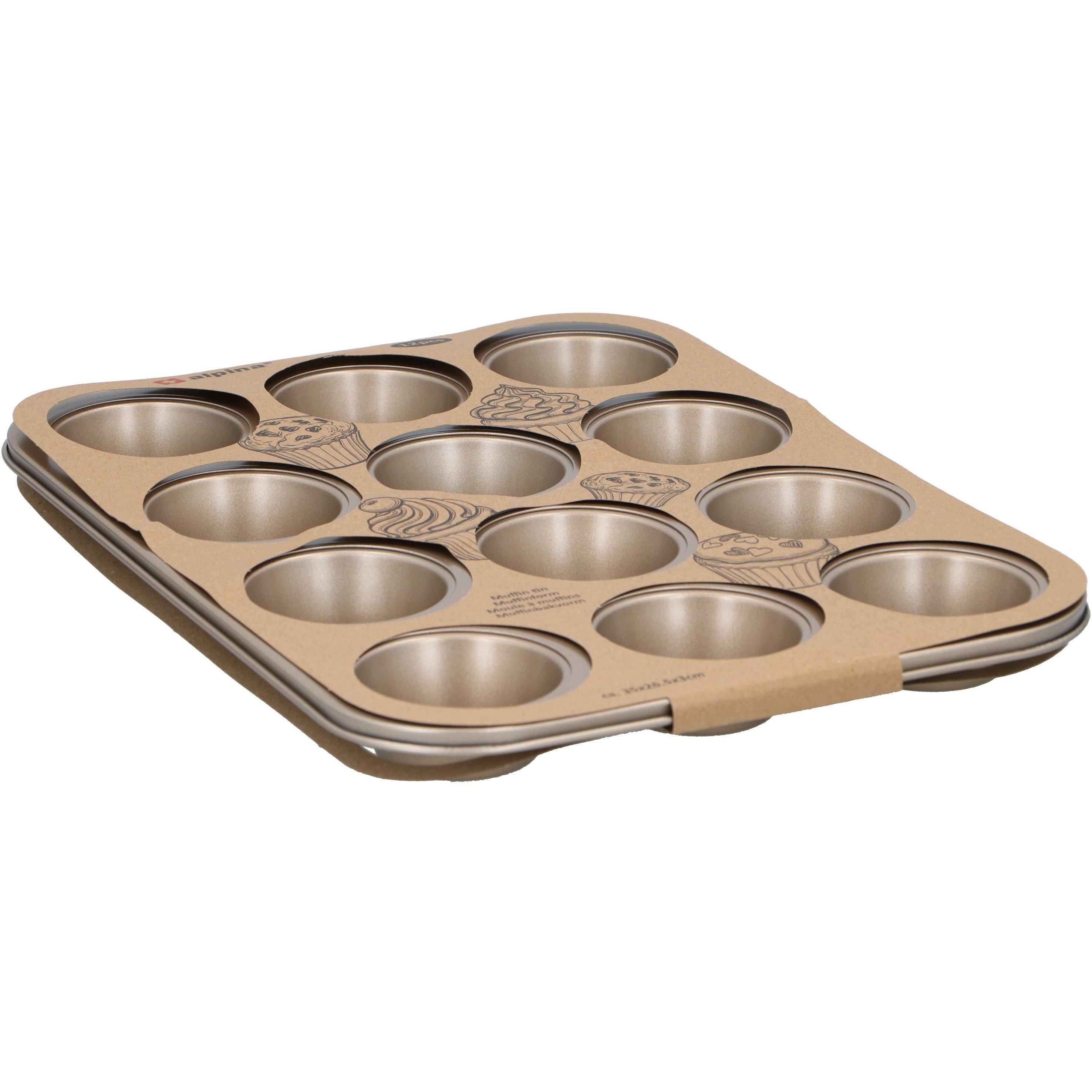 Alpina  Muffin Baking Trays - Metal