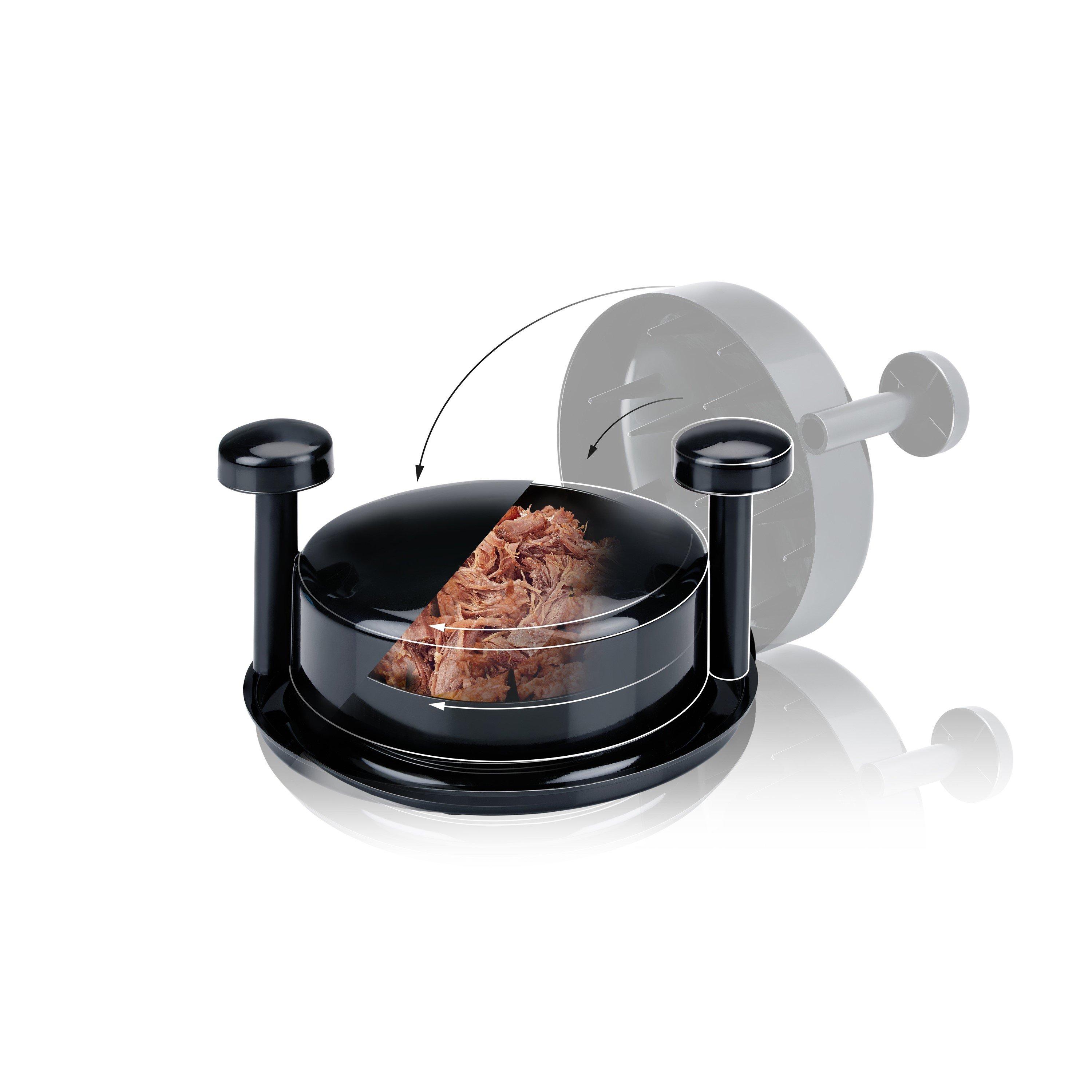 Black - Alpina - Meat Shredder 18.2x18.2x8cm - 4