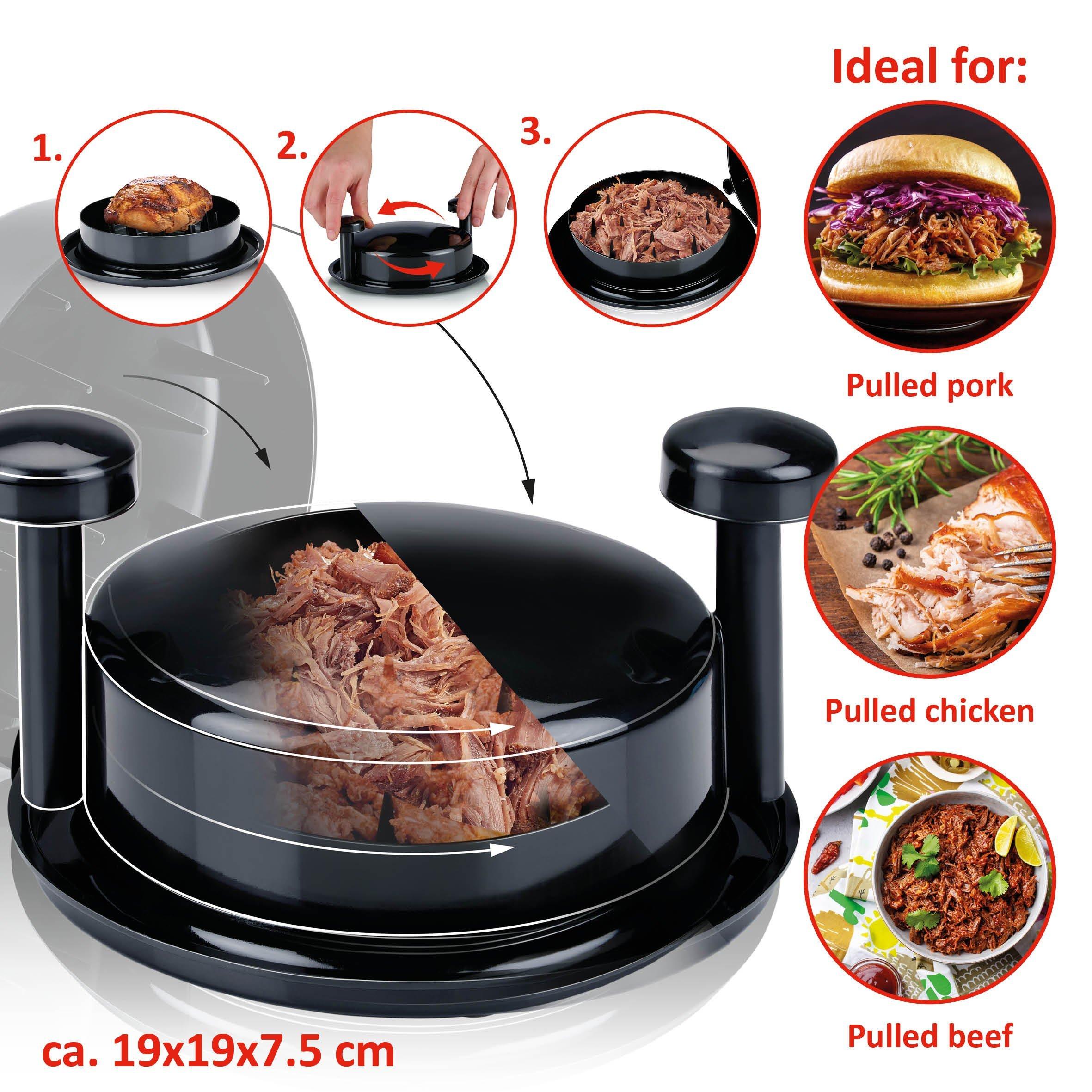 Black - Alpina - Meat Shredder 18.2x18.2x8cm - 5