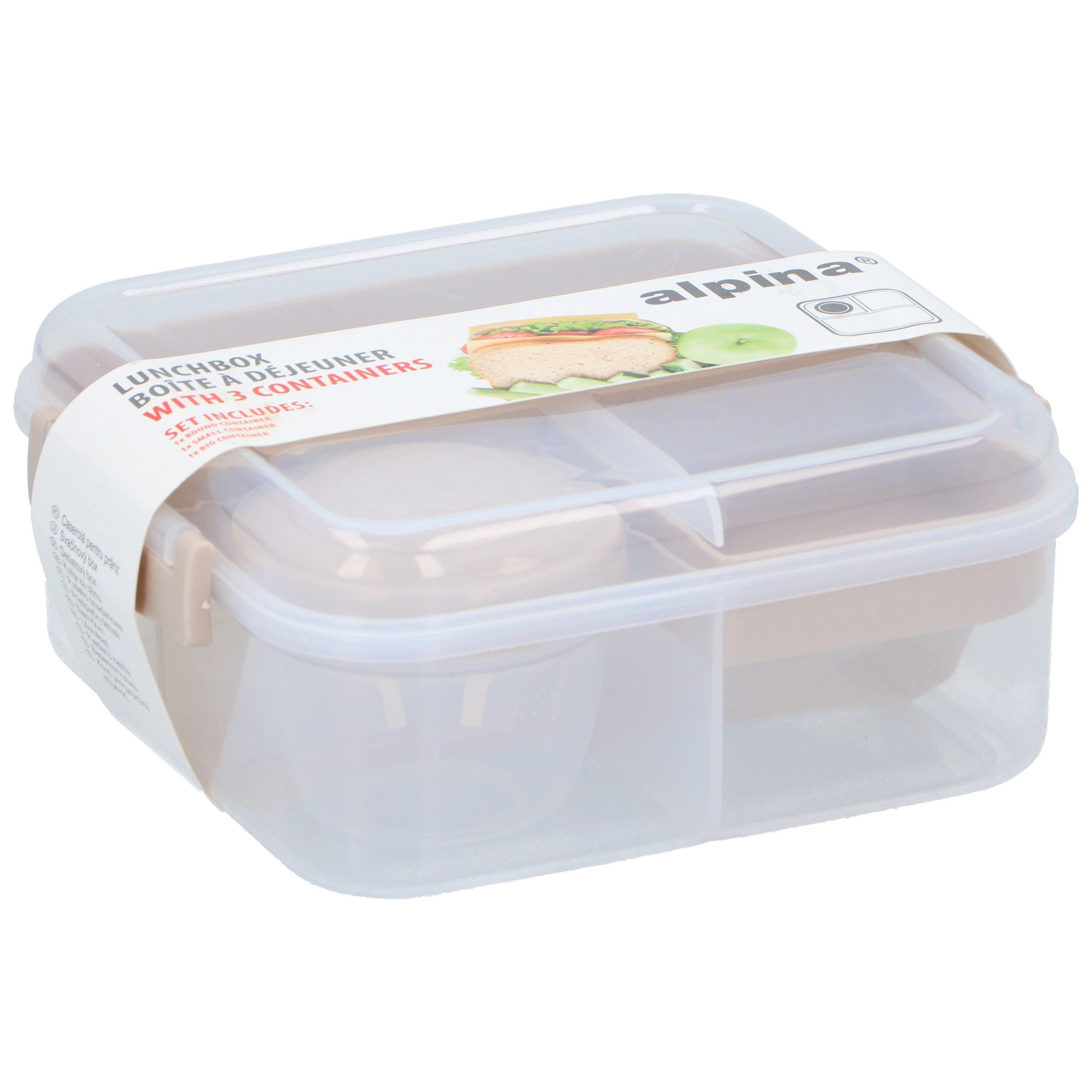 Multi - Alpina - Lunch Box Dual Compartment 18x17cm - 8