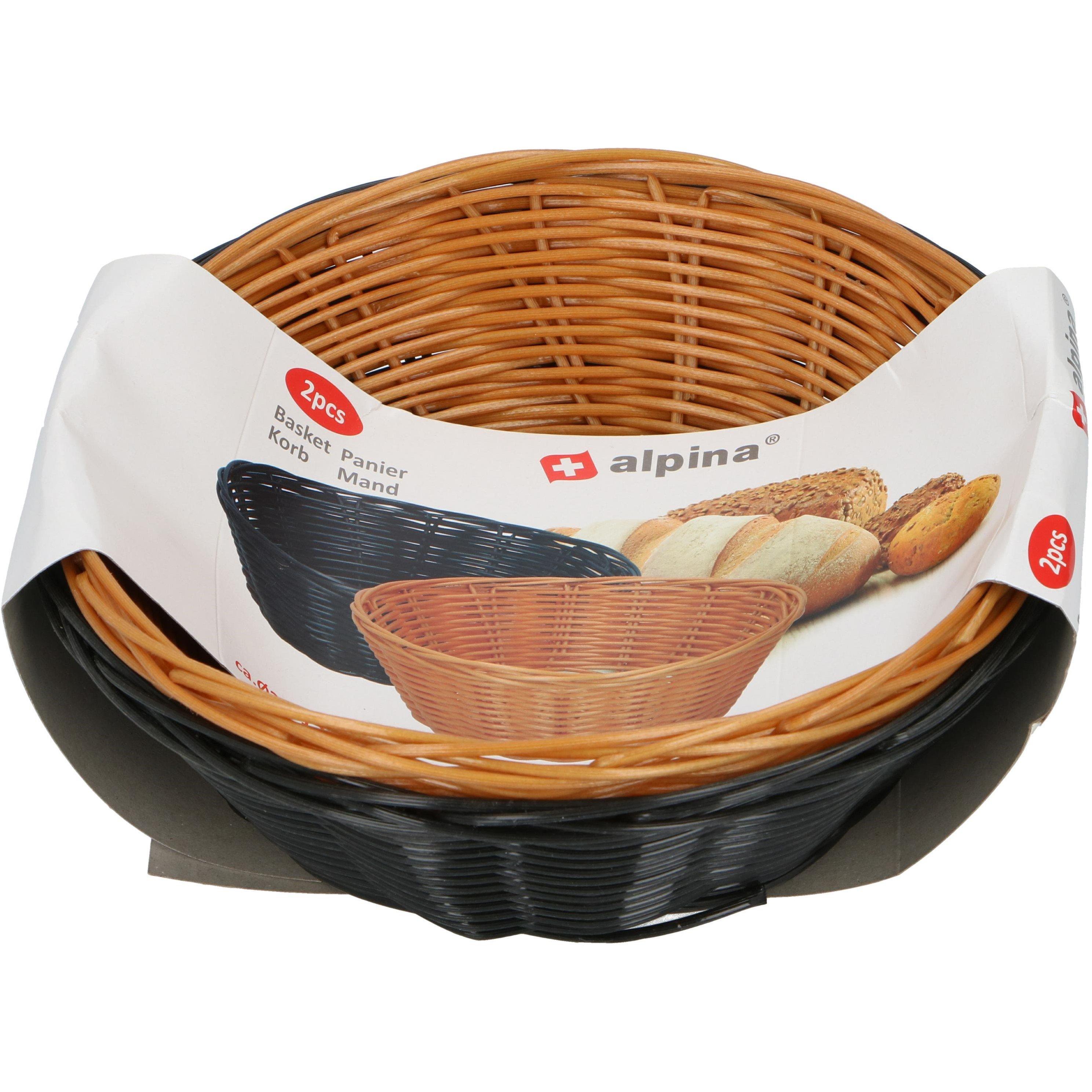 Multi - Alpina - ALPINA Round Bread Basket - 1