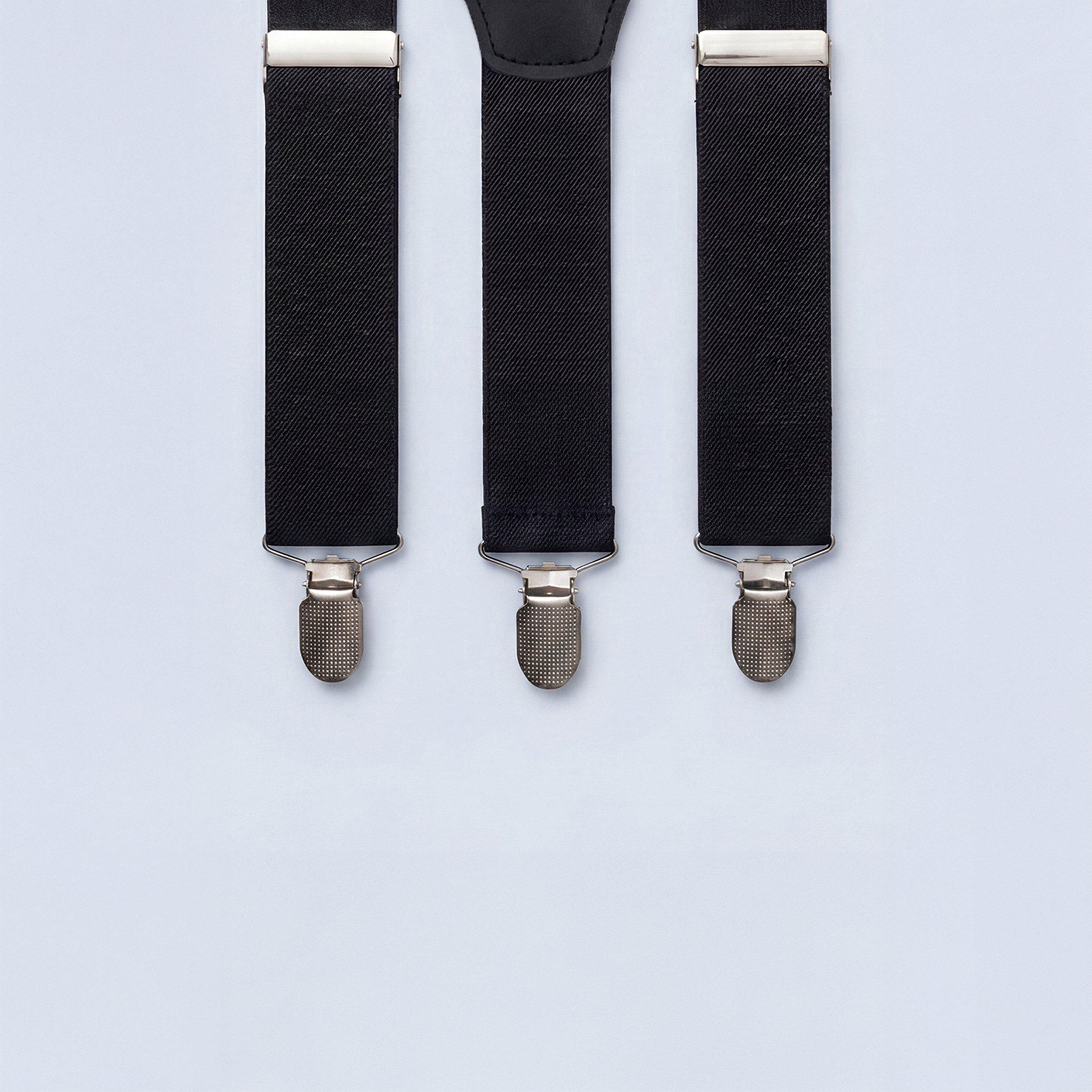 Black - Twisted Tailor - Mens Whyte Braces - 2