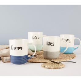Waterside 6pc Slogan Dipped Mugs