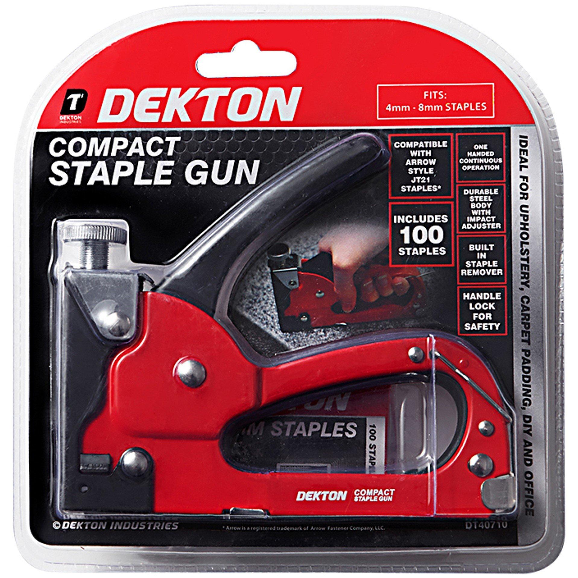 Rouge/Noir - Dekton - Compact Staple Gun - 2