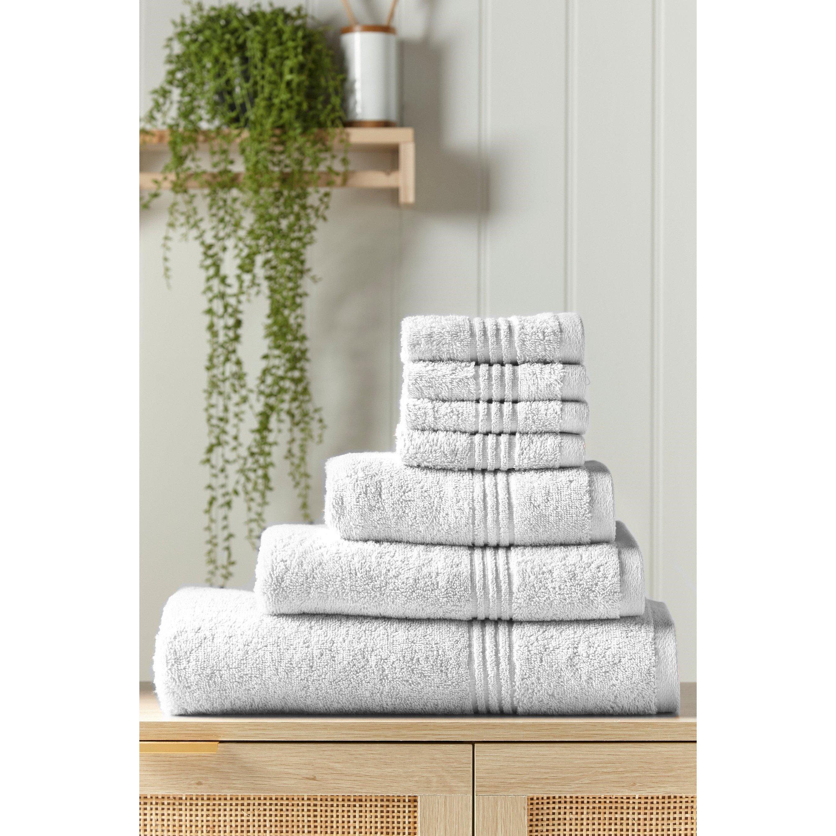 White - Homelife - Egyptian Cotton Face Cloths 4 Pack - 1