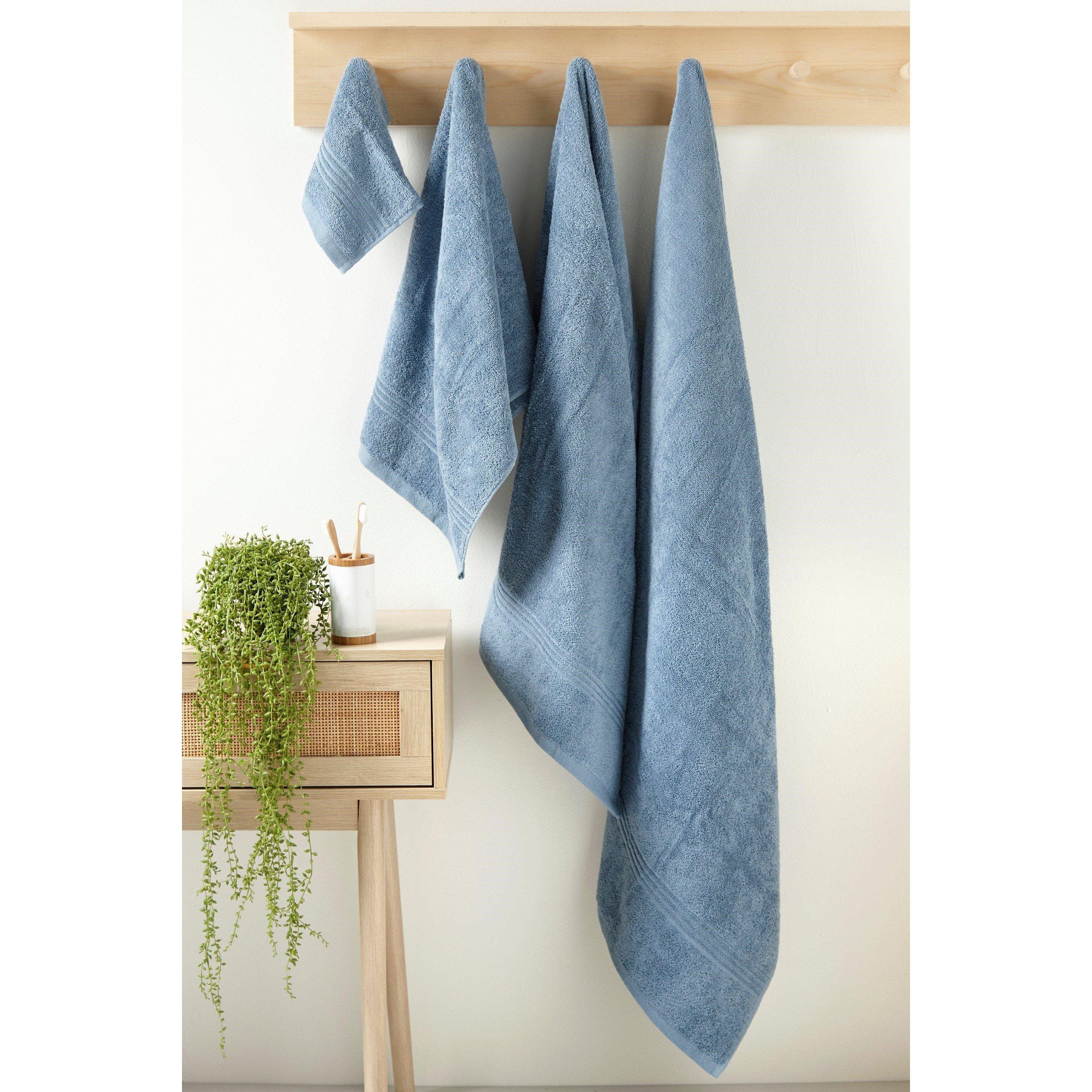 Denim - Homelife - Egyptian Cotton Face Cloths 4 Pack - 3