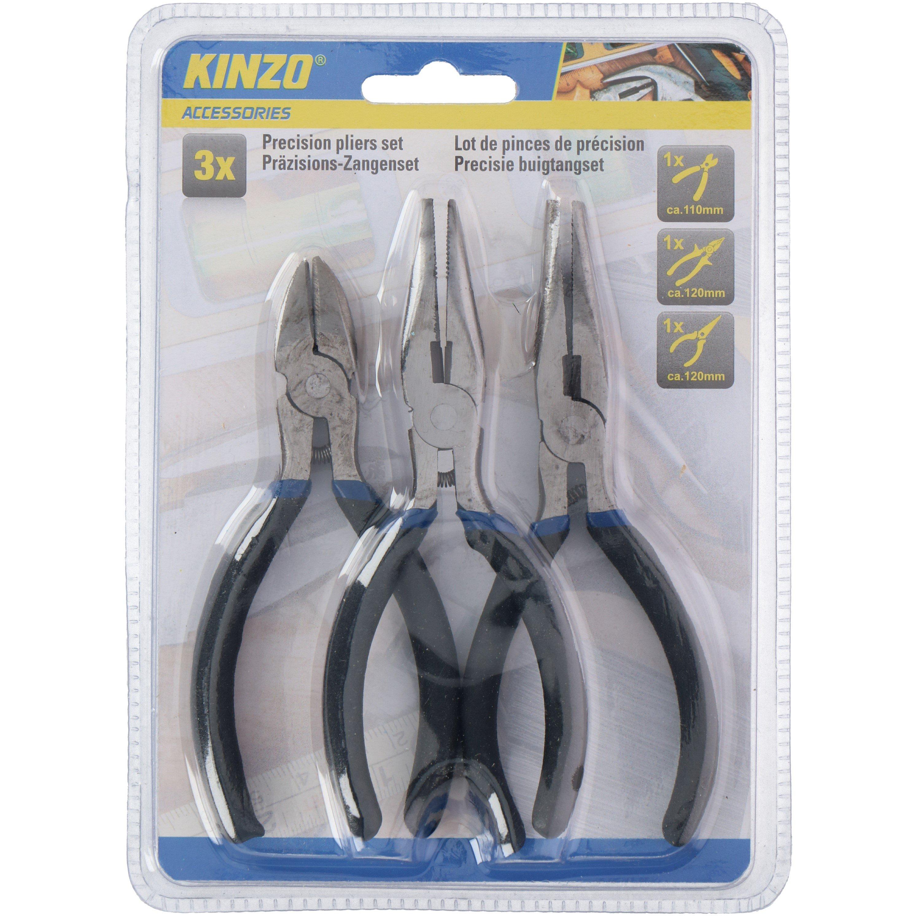 3 Pieces - Kinzo - Plier Set Tools - 1