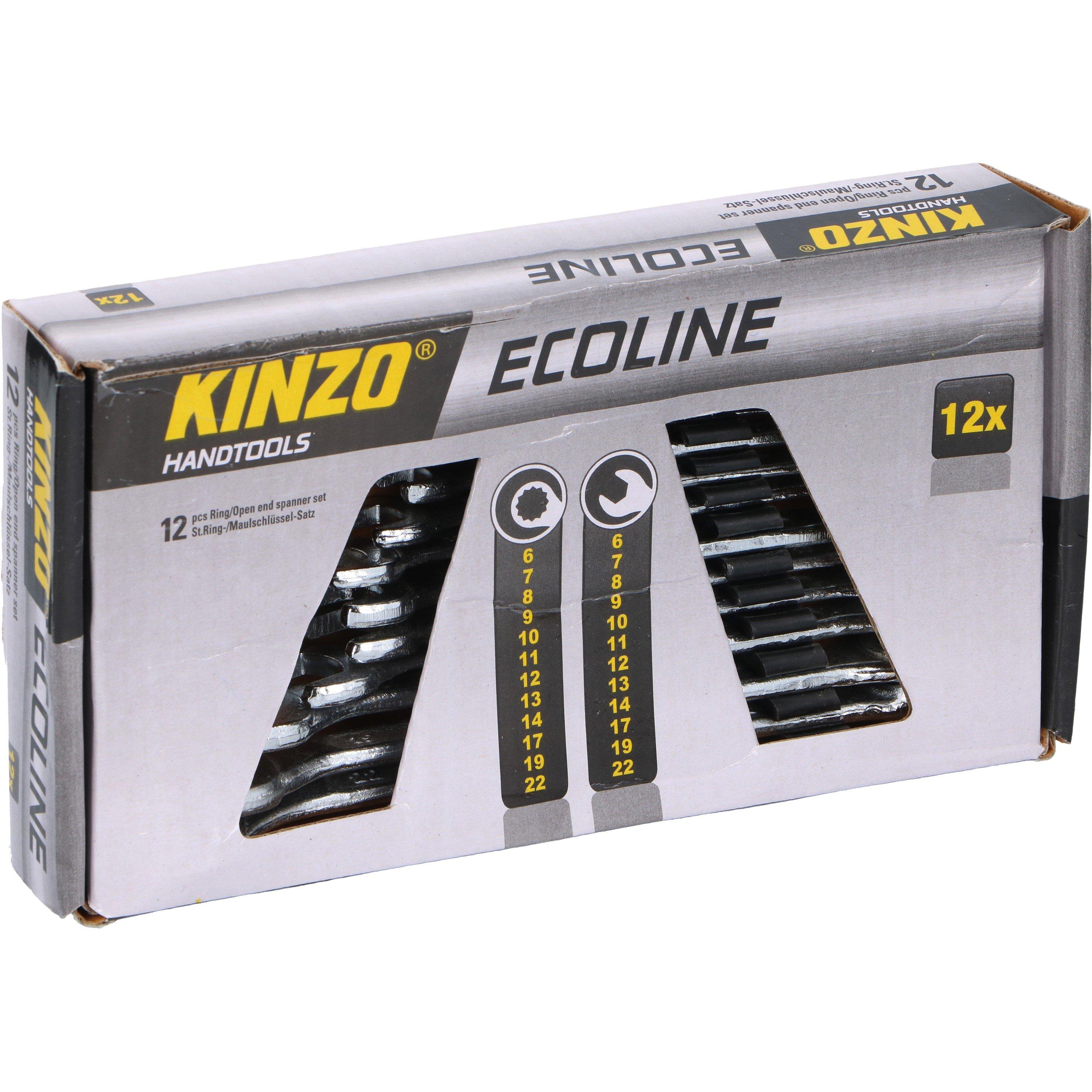 12 Pieces - Kinzo - Combination Spanner Set - 1