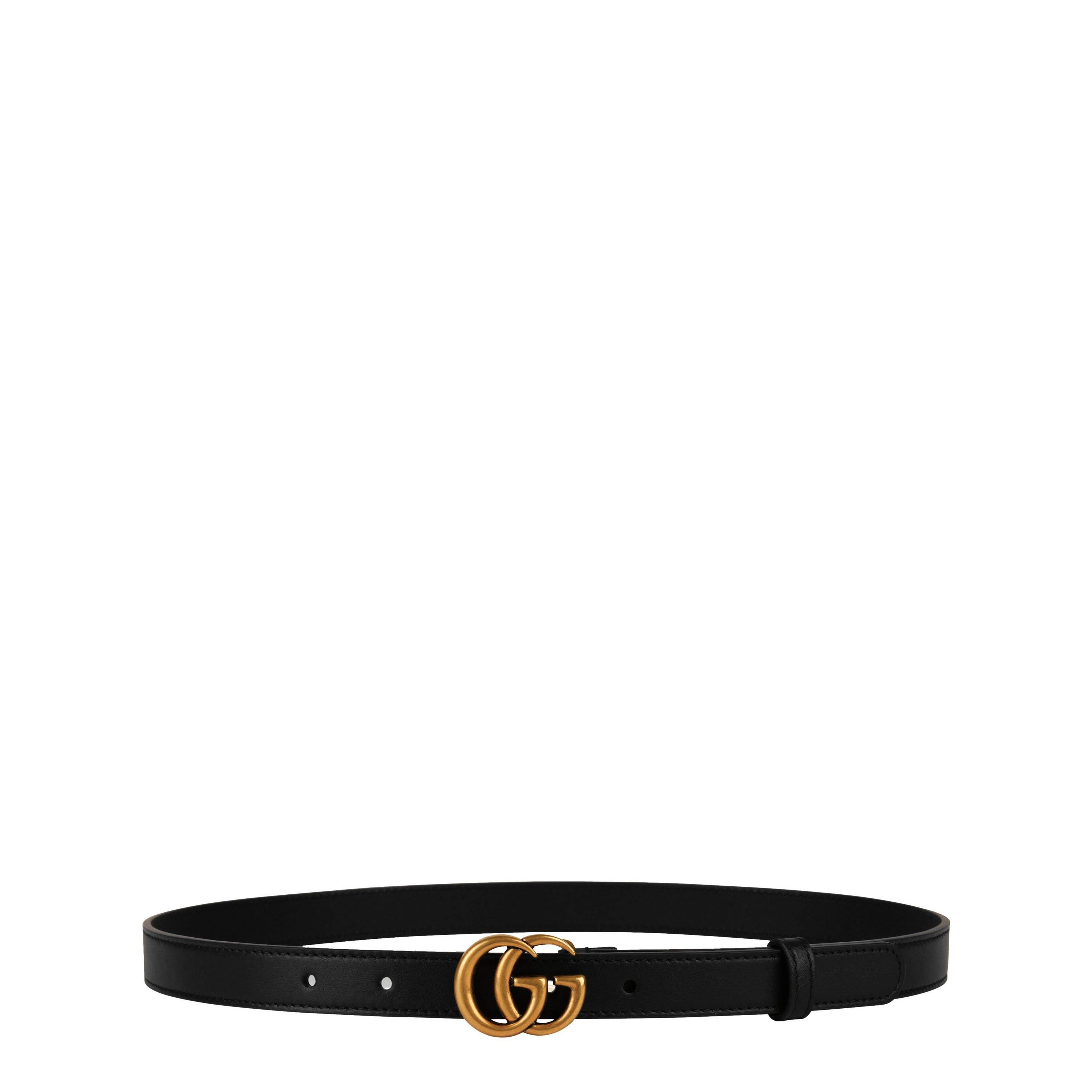 Small black gucci belt online