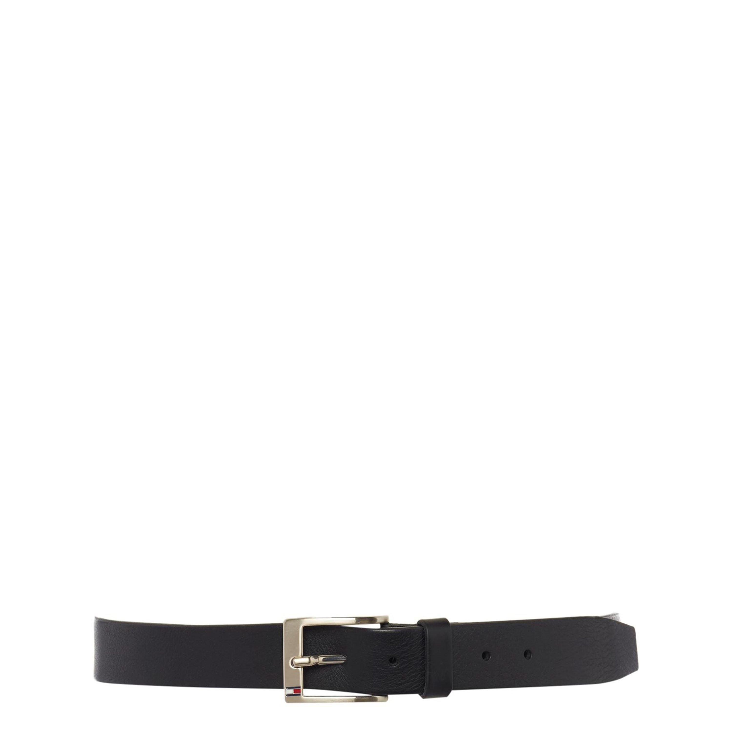 Tommy Hilfiger Aly Leather Belt - Black - Size 38W (110)