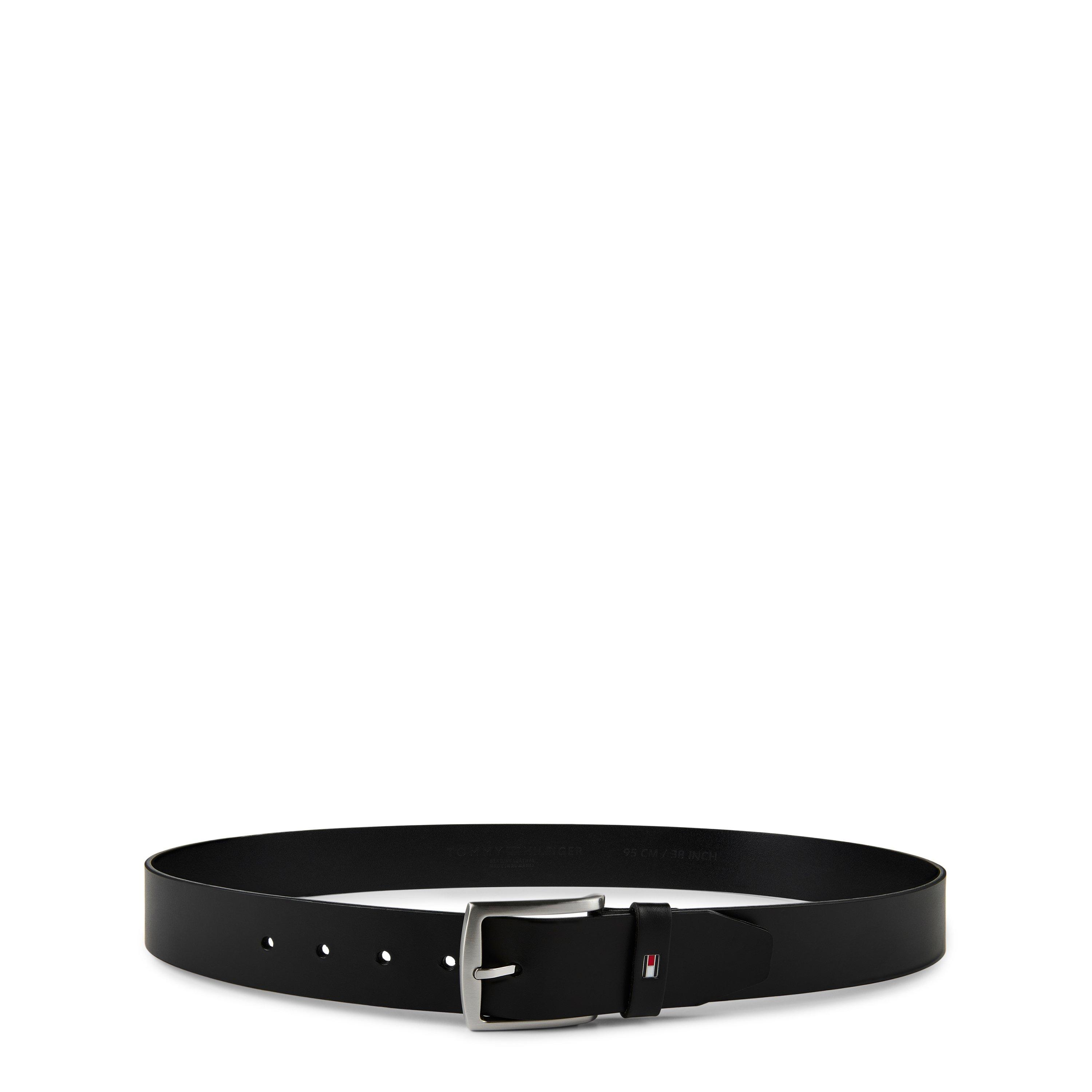 Black - Tommy Hilfiger - Denton Leather Belt - 1