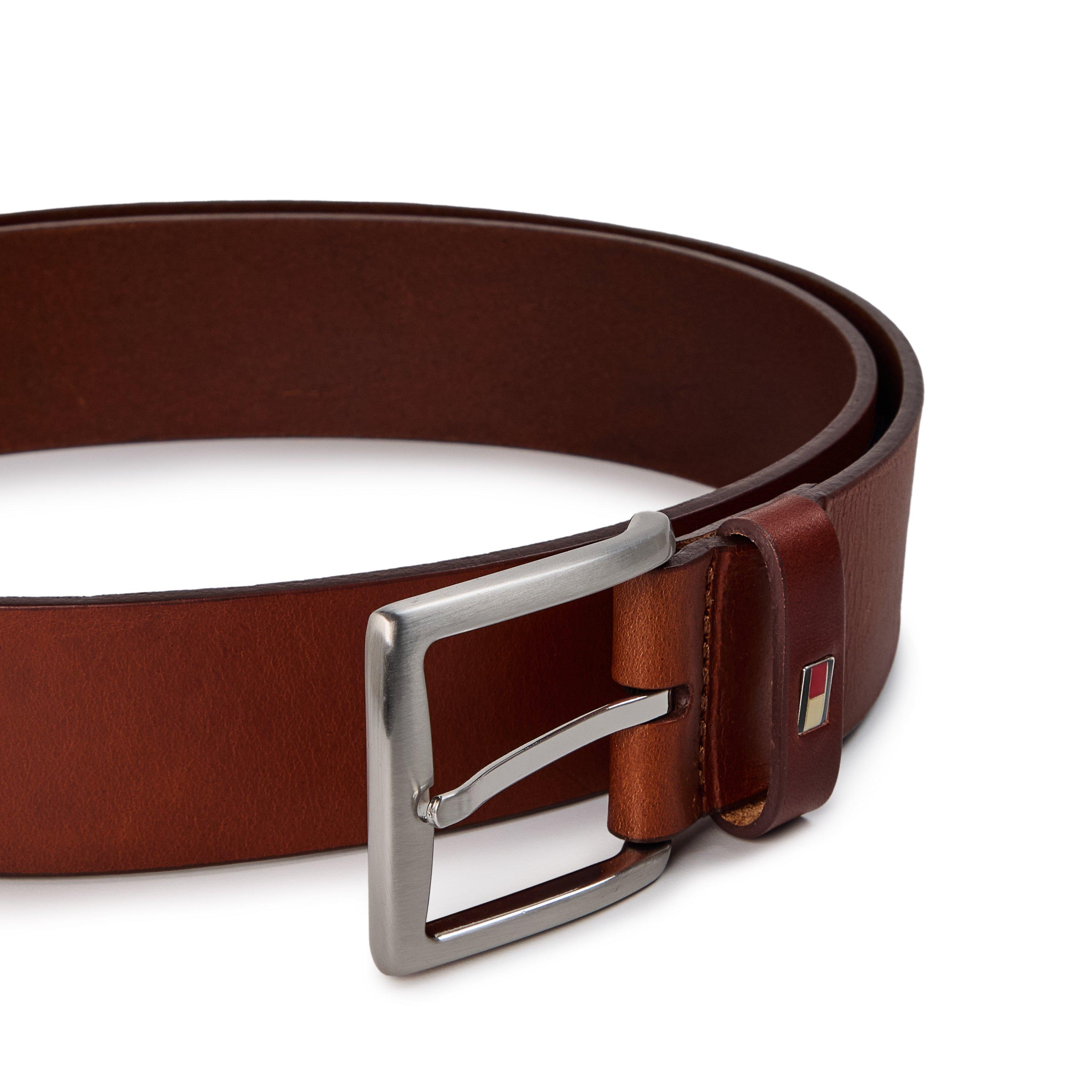 Medium Bruin - Tommy Hilfiger - Denton Leather Belt - 4