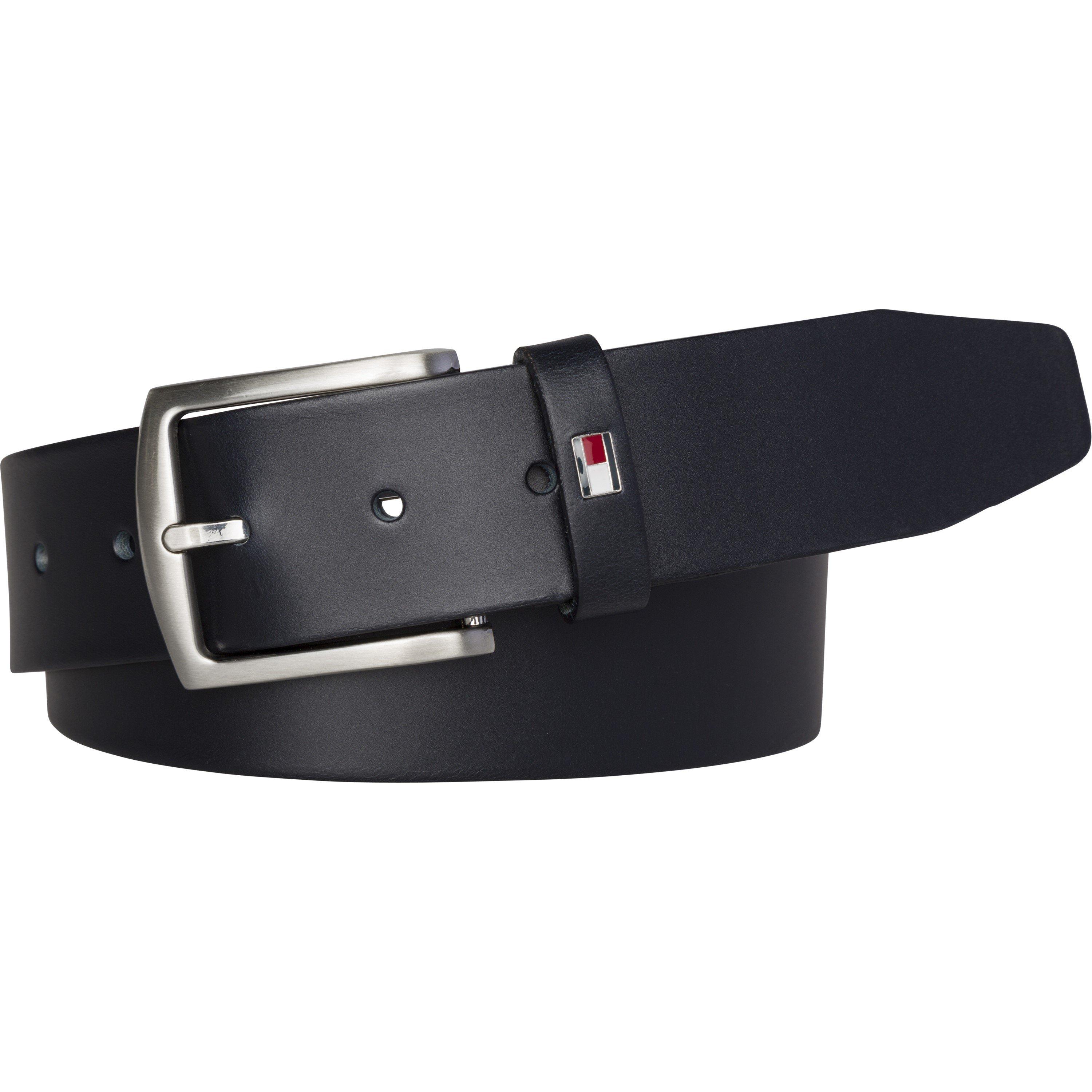 Tommy Hilfiger Men's Denton Leather Belt - Midnight - 30W (90)