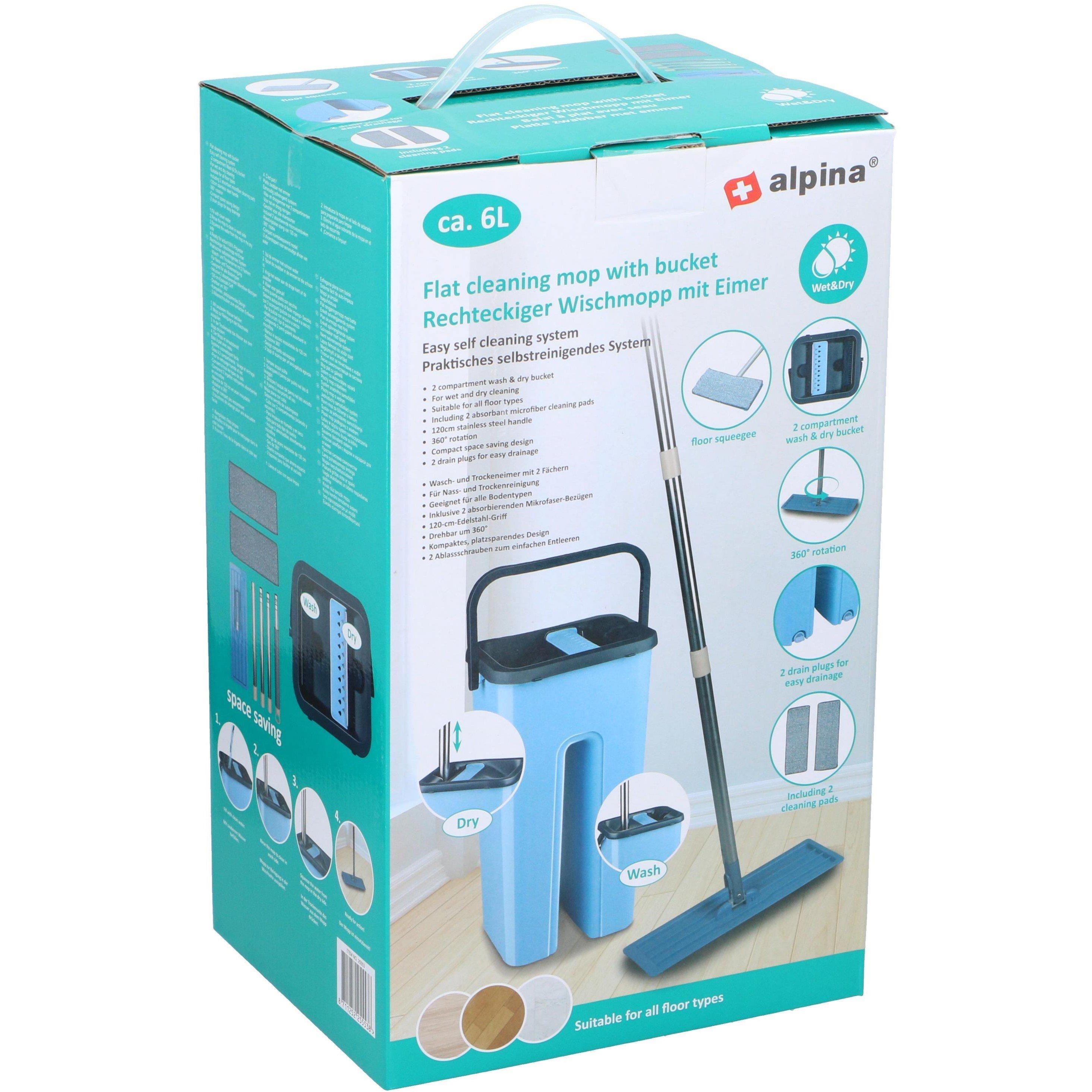 Multi - Alpina - Alpina Flat Mop w Bkt 00 - 1