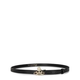 Vivienne Westwood Slim Line Orb Buckle Belt