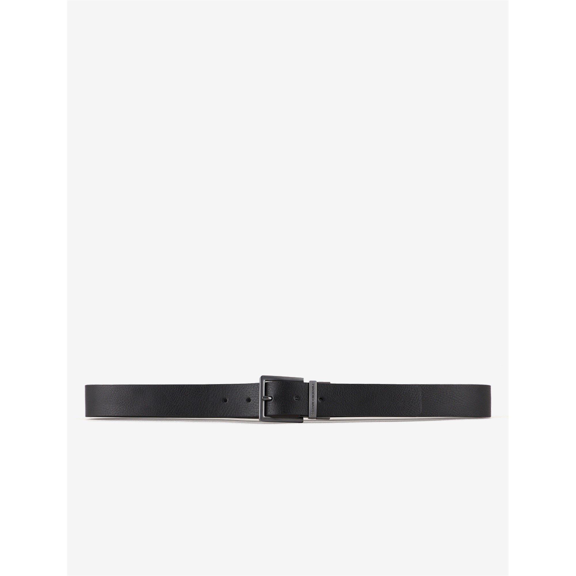 Blac/Brown43420 - Armani Exchange - Metal Tab Belt - 4