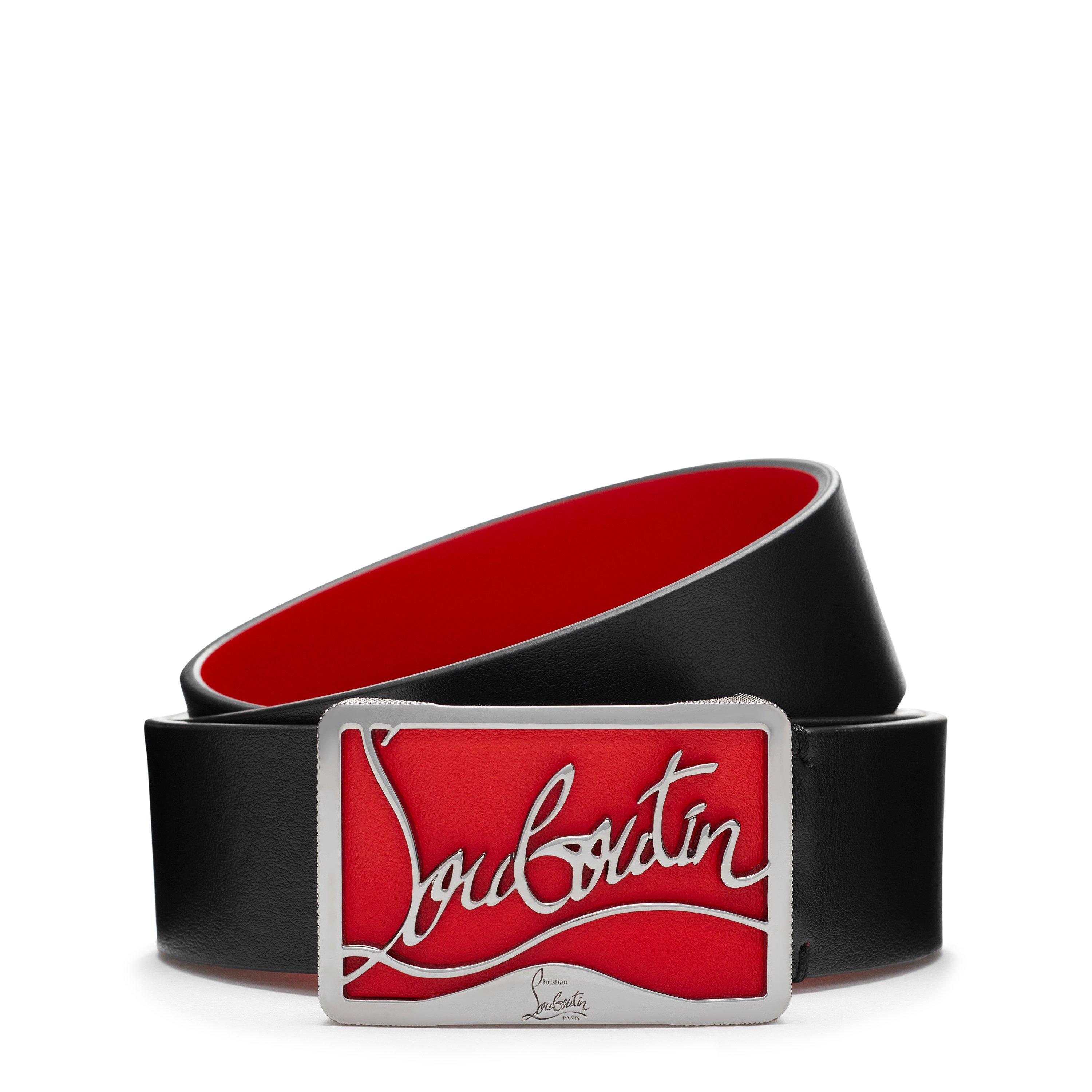 Black/Red - Christian Louboutin - Ricky Belt - 3