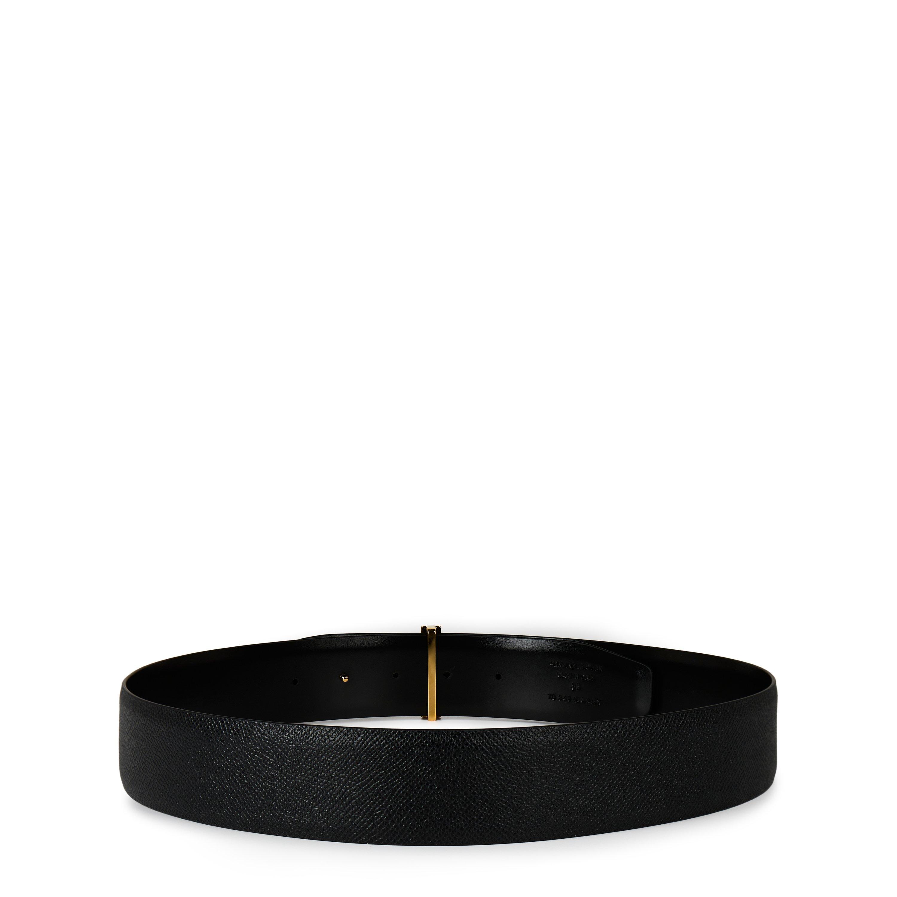 Black 1N001 - Tom Ford - T Insert Belt - 2