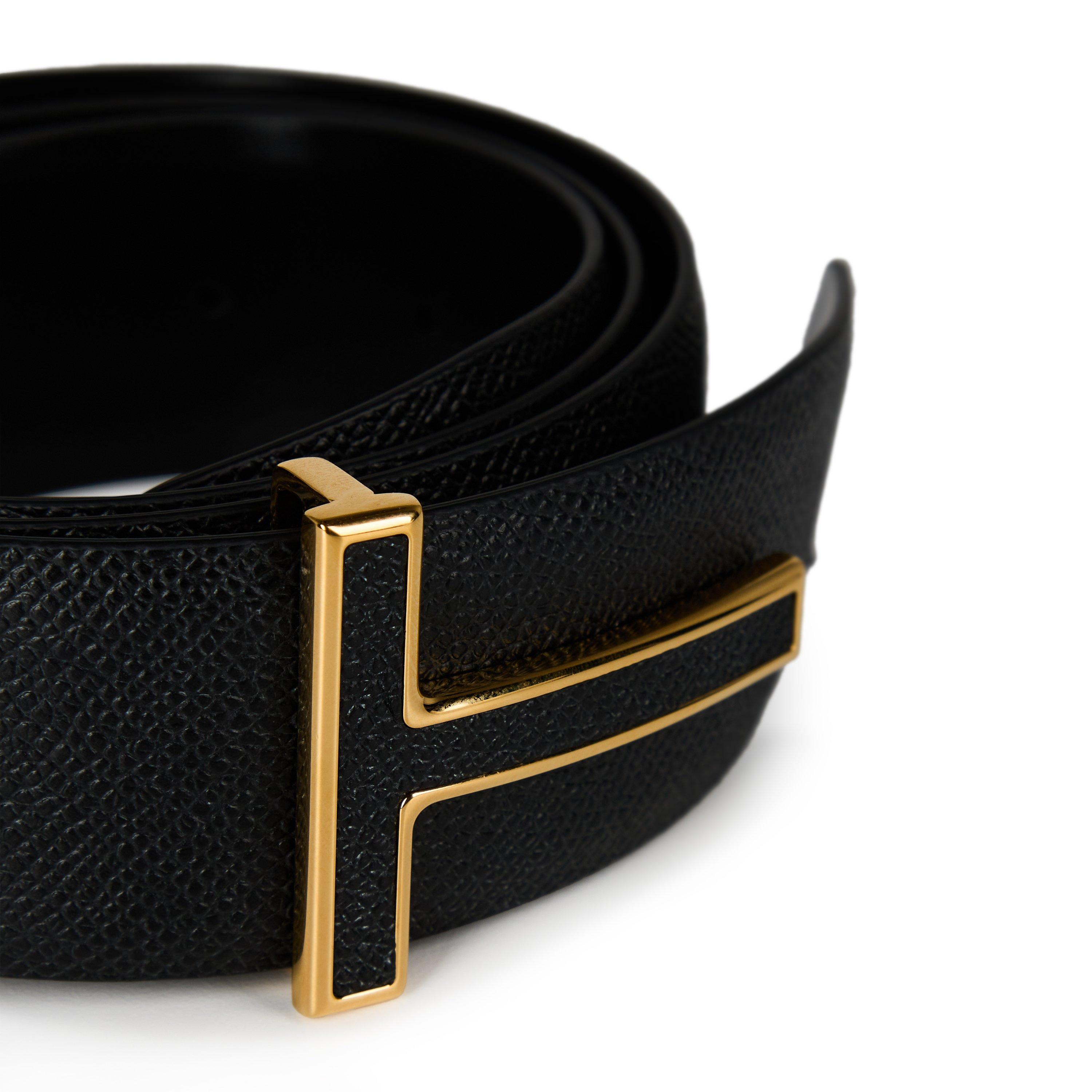 Black 1N001 - Tom Ford - T Insert Belt - 3