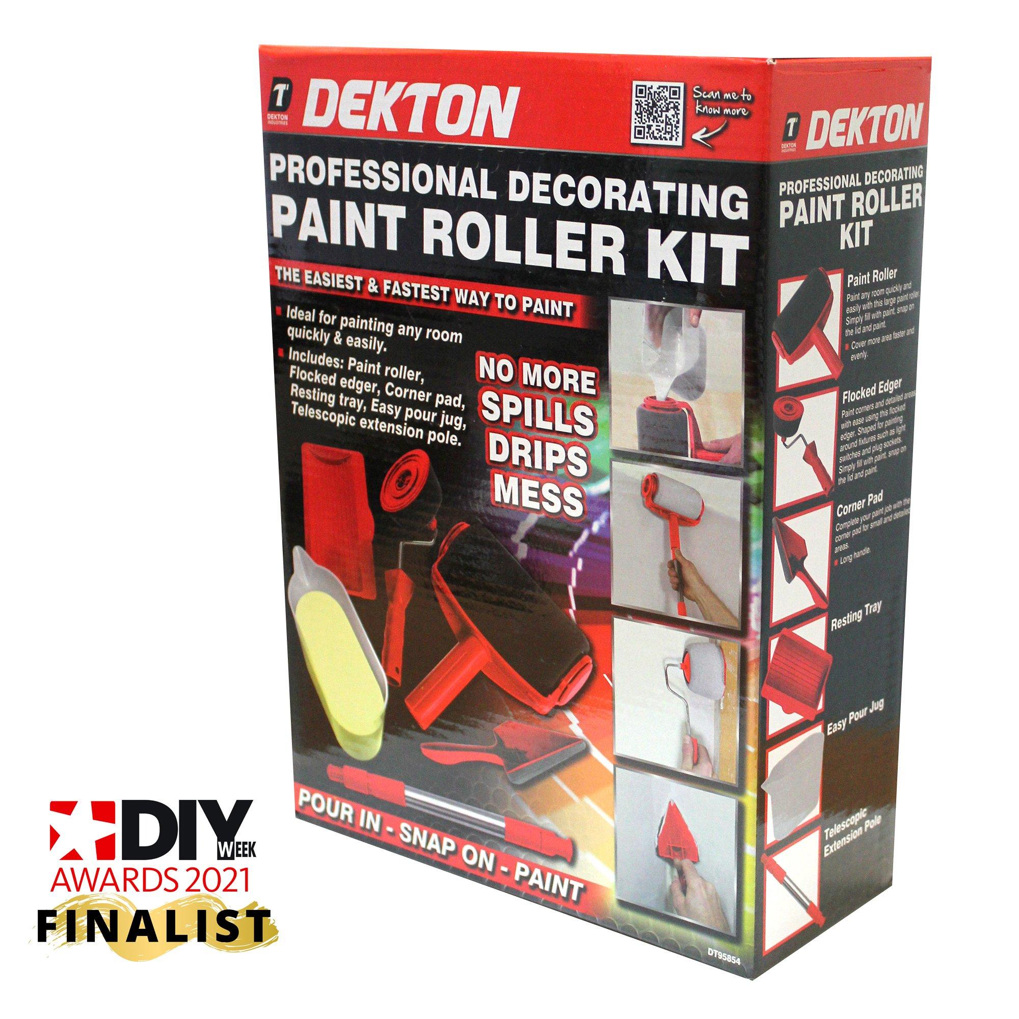 Rosso e Nero - Dekton - Dekton Paint Roller Kit with Extension Pole - 6