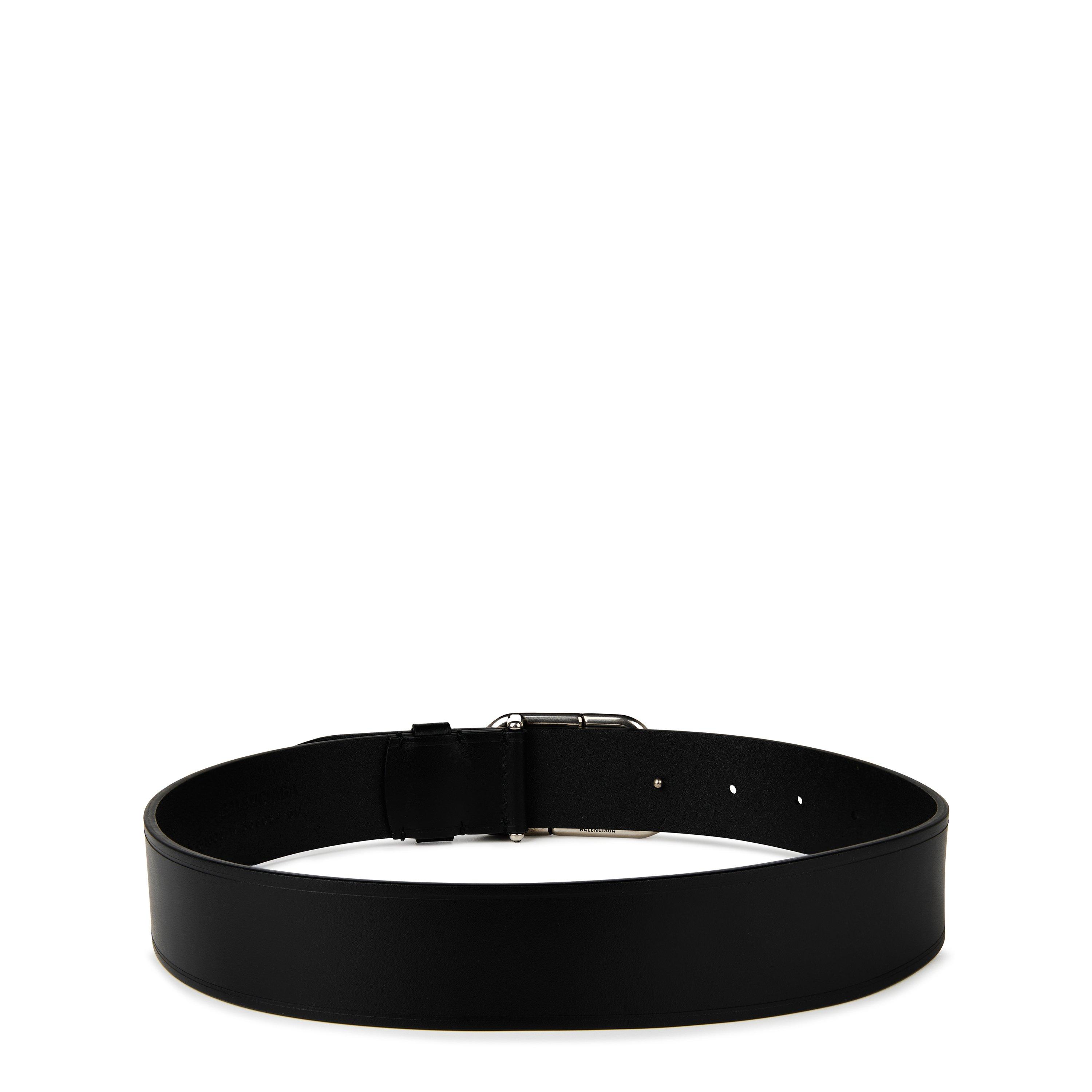 Black/Silver - Balenciaga - Bb Belt - 4