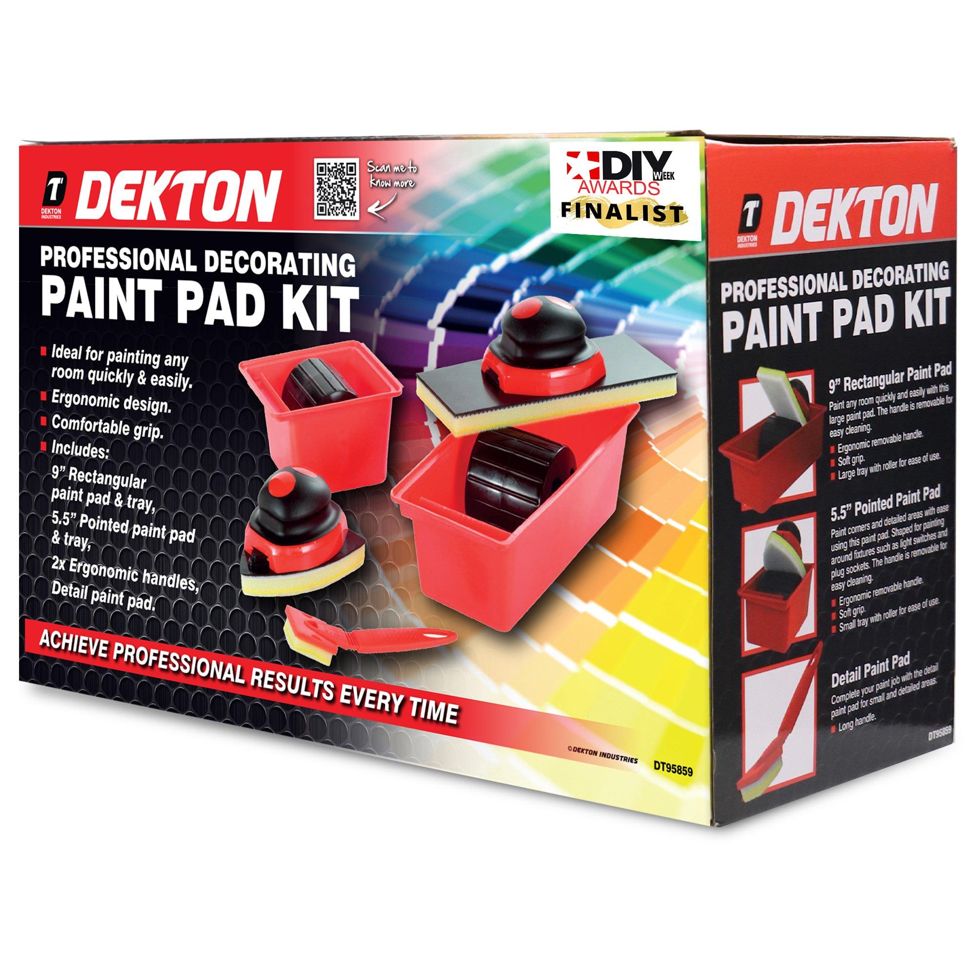 Rød & Sort - Dekton - Dekton Paint Pad Kit - 2