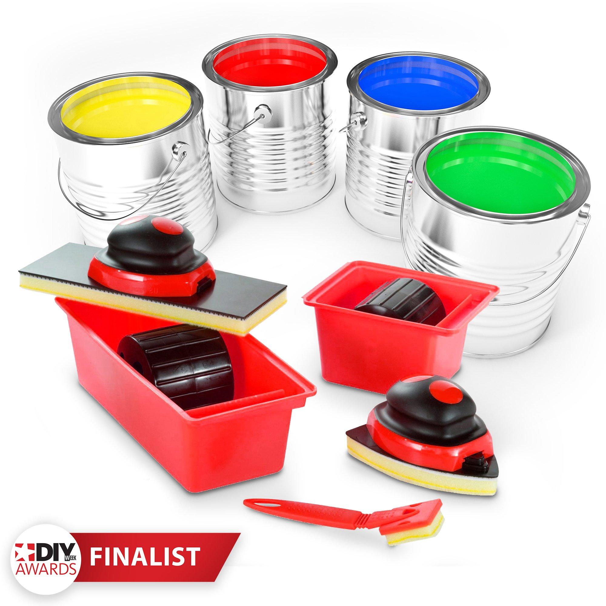 Rød & Sort - Dekton - Dekton Paint Pad Kit - 3