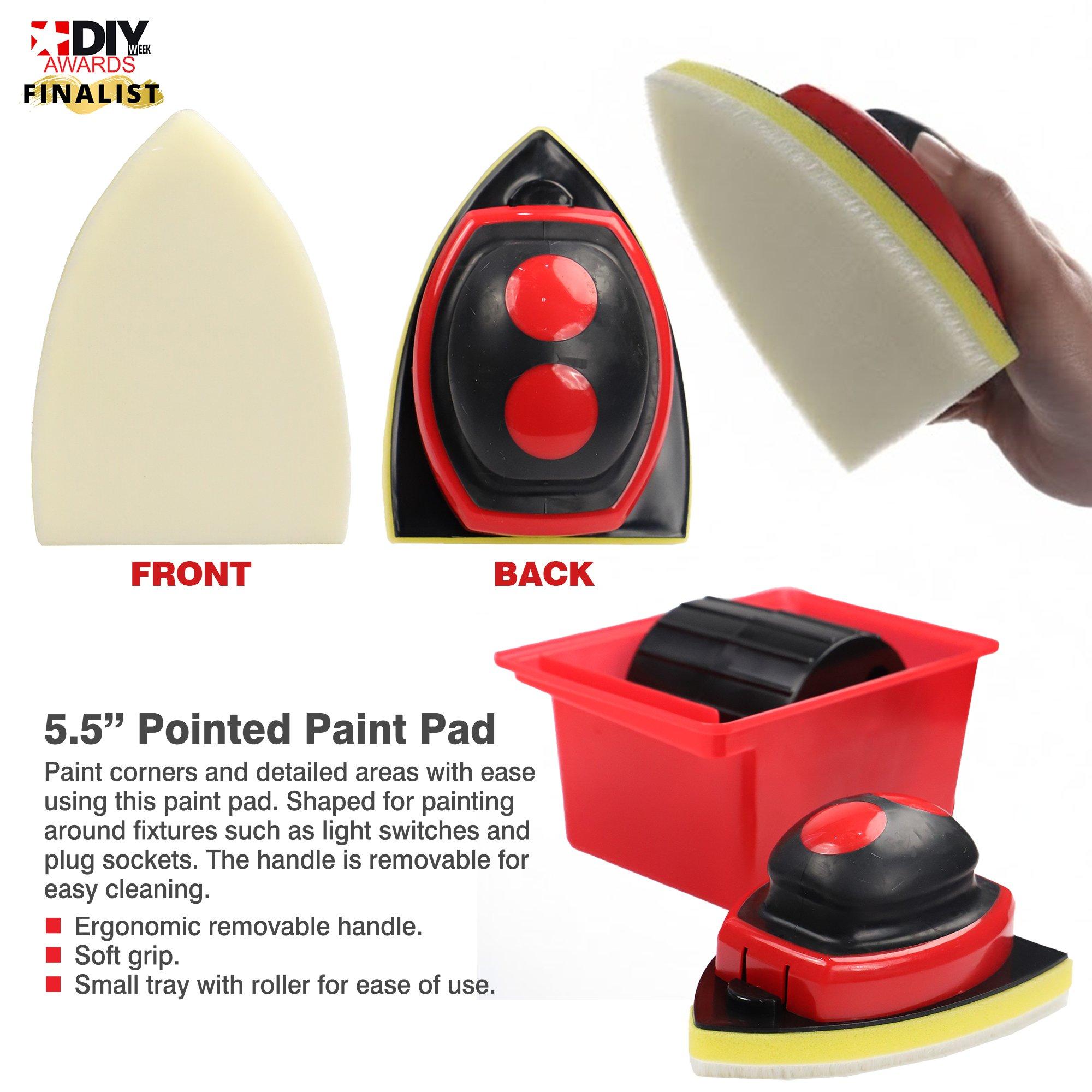 Rød & Sort - Dekton - Dekton Paint Pad Kit - 5