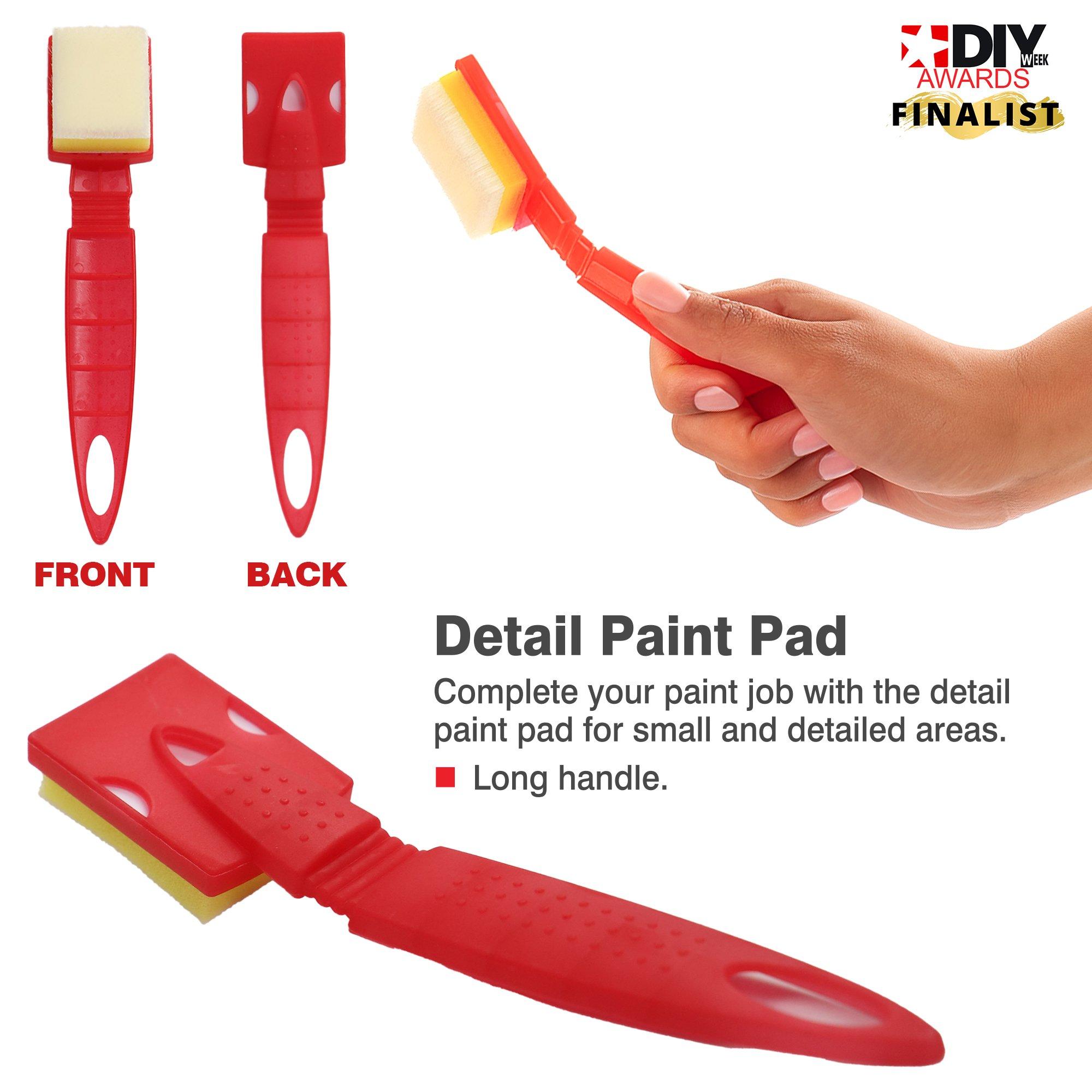 Rød & Sort - Dekton - Dekton Paint Pad Kit - 6