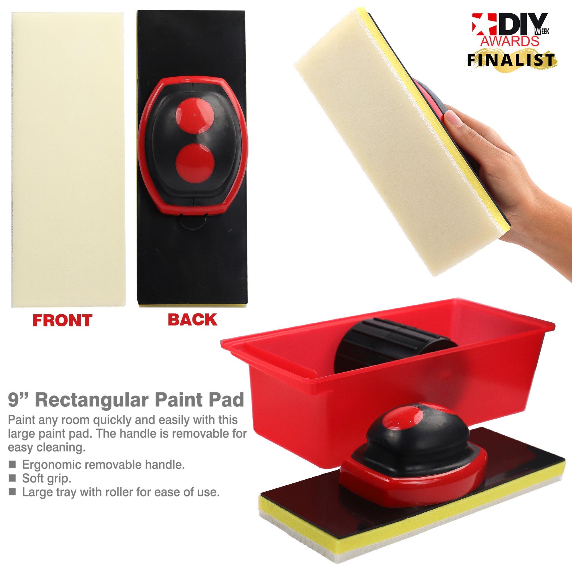 Rød & Sort - Dekton - Dekton Paint Pad Kit - 7