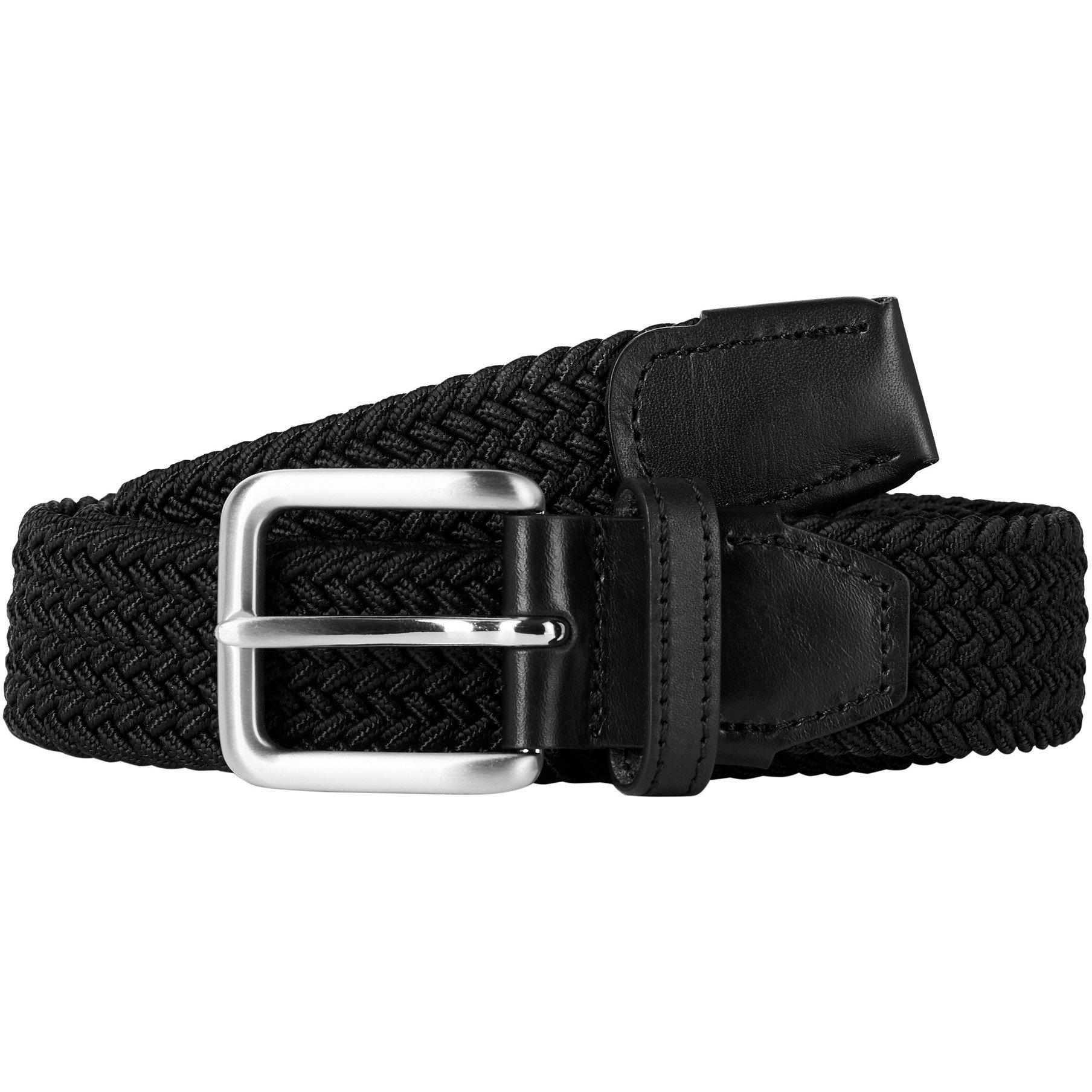 Jack And Jones Men's Spring Woven Belt - Black - 90