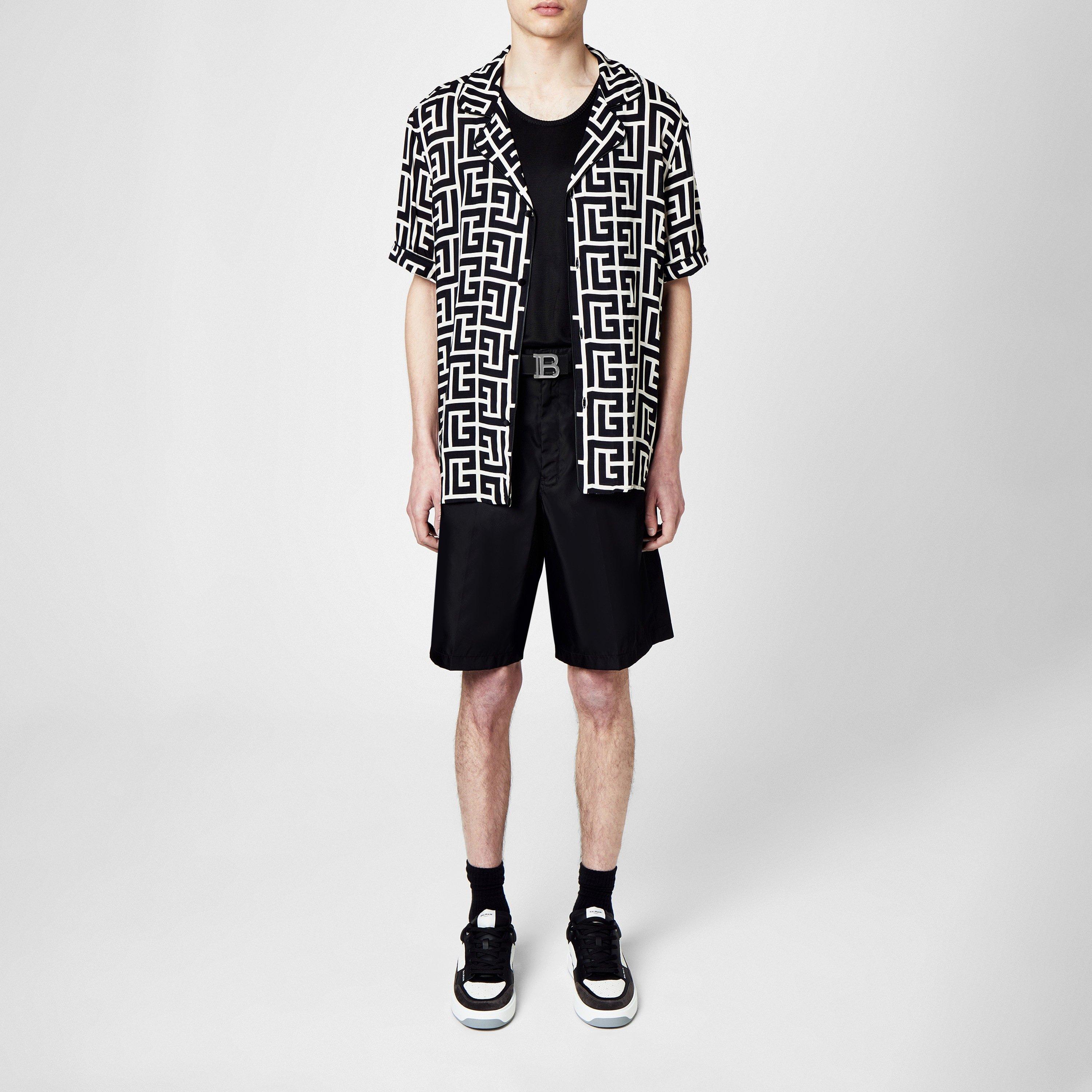 Noir/Silver - Balmain - B Logo Belt - 3