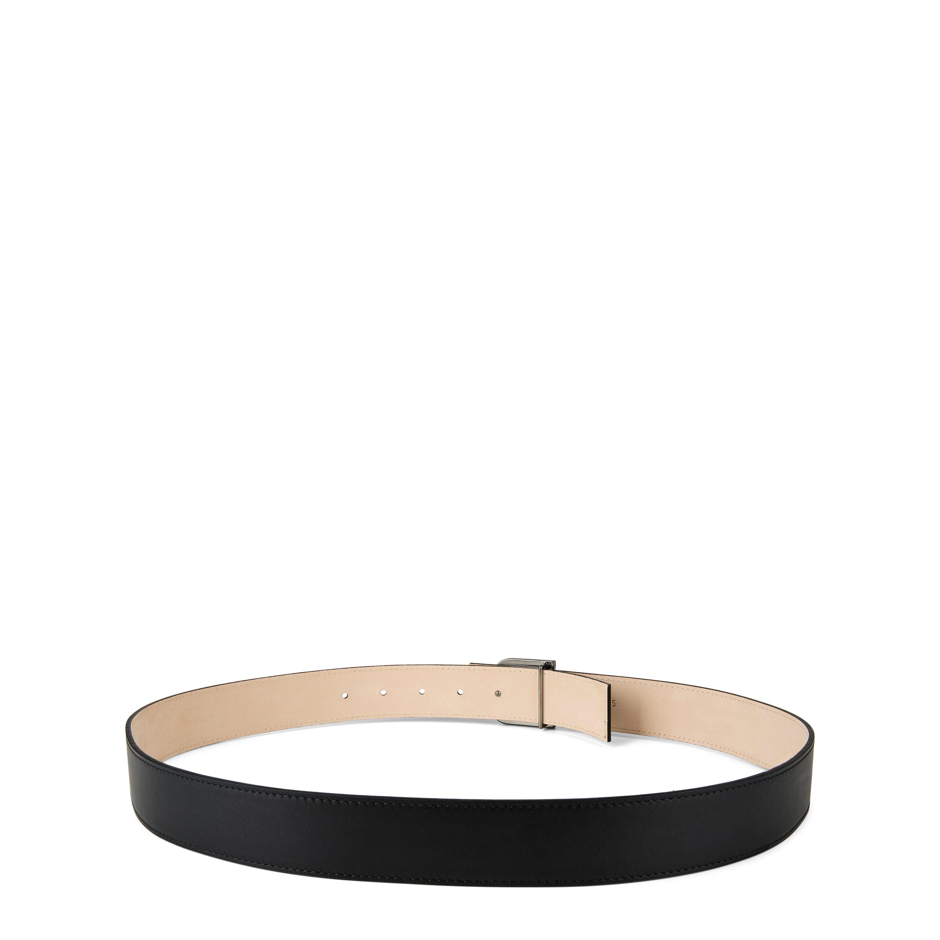 Noir/Silver - Balmain - B Logo Belt - 4