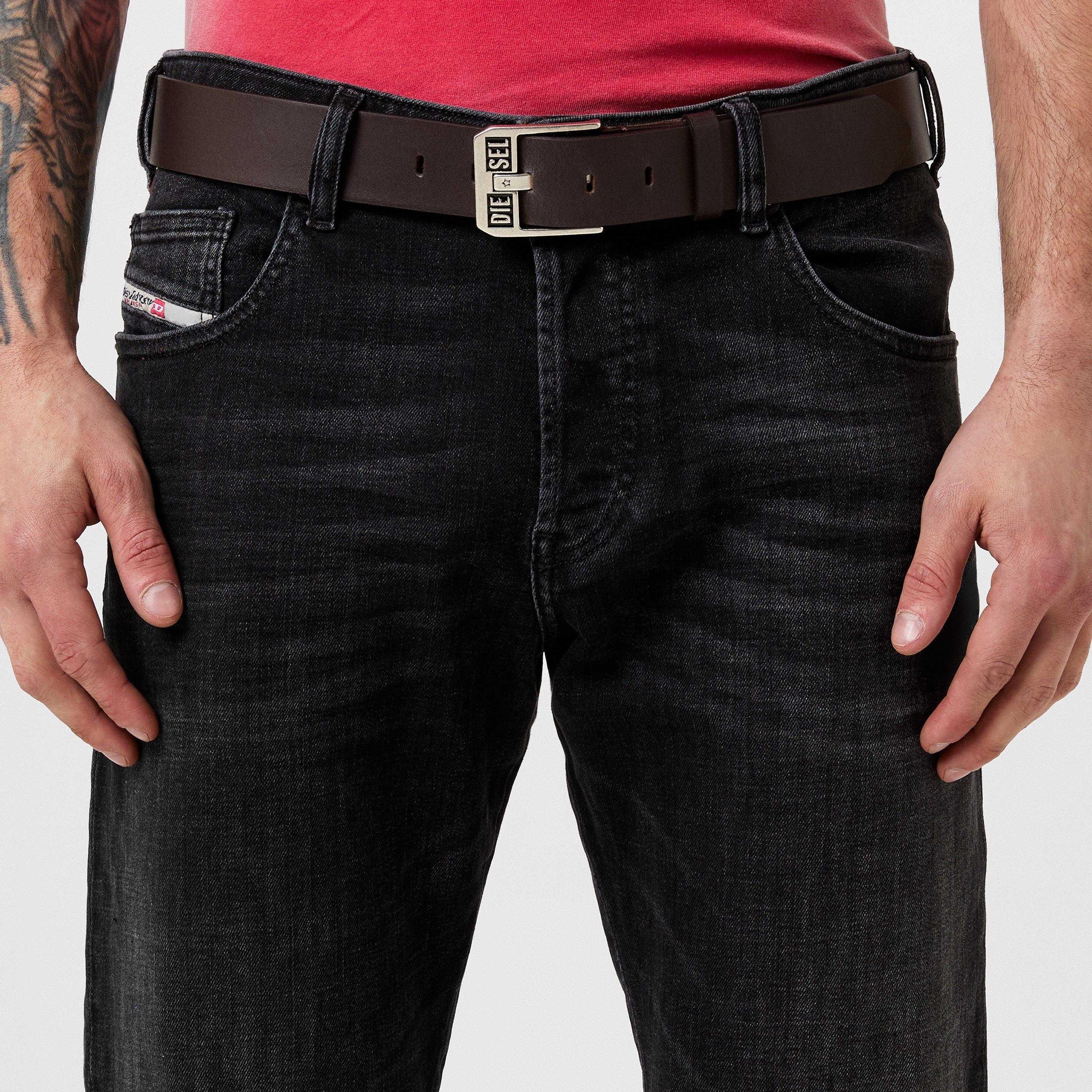 Brown H9319 - Diesel - Bluestar Leather Belt - 2