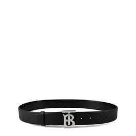 Burberry Men'S Monogram Leather Burberry Belt