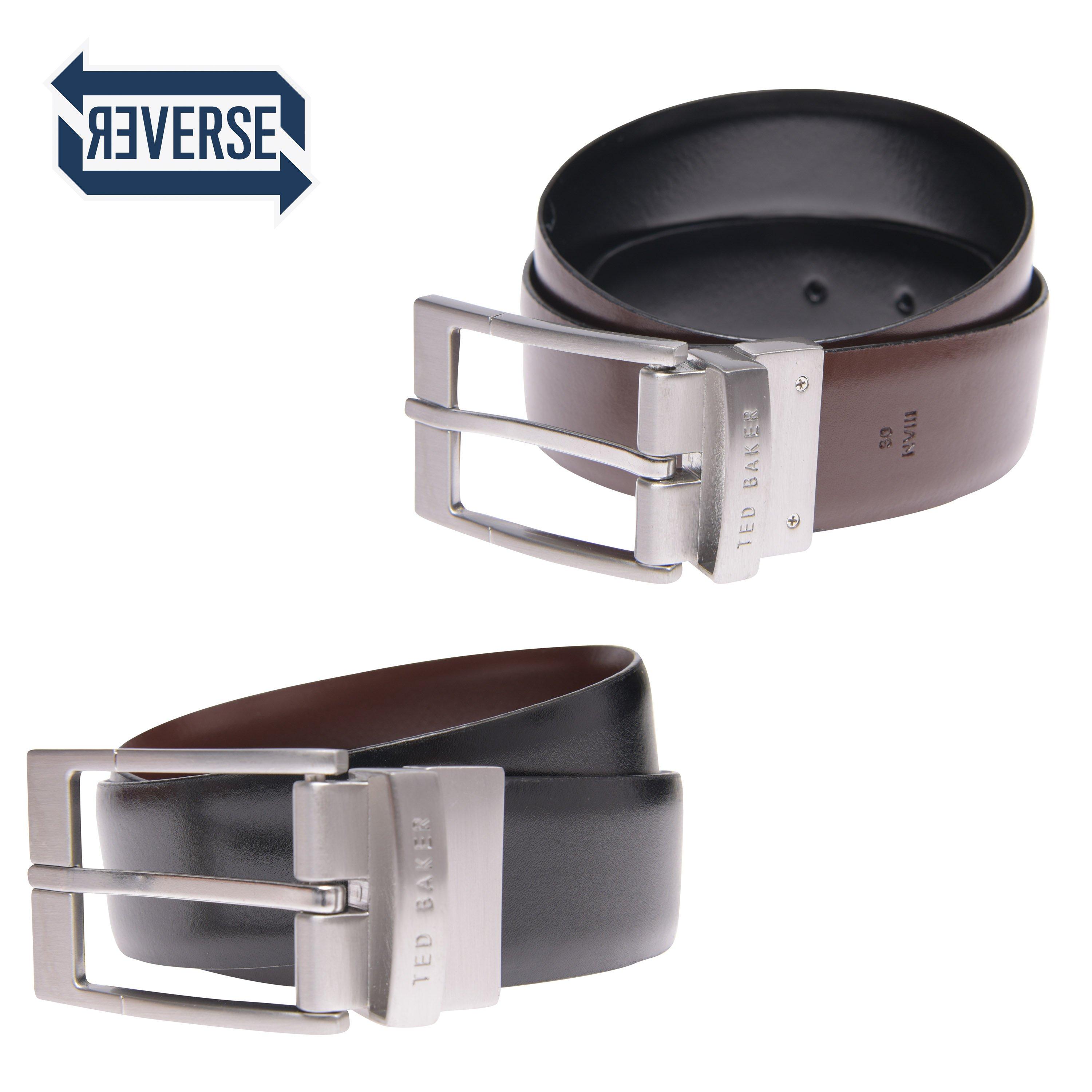 Black - Ted Baker - Reversible Belt - 2