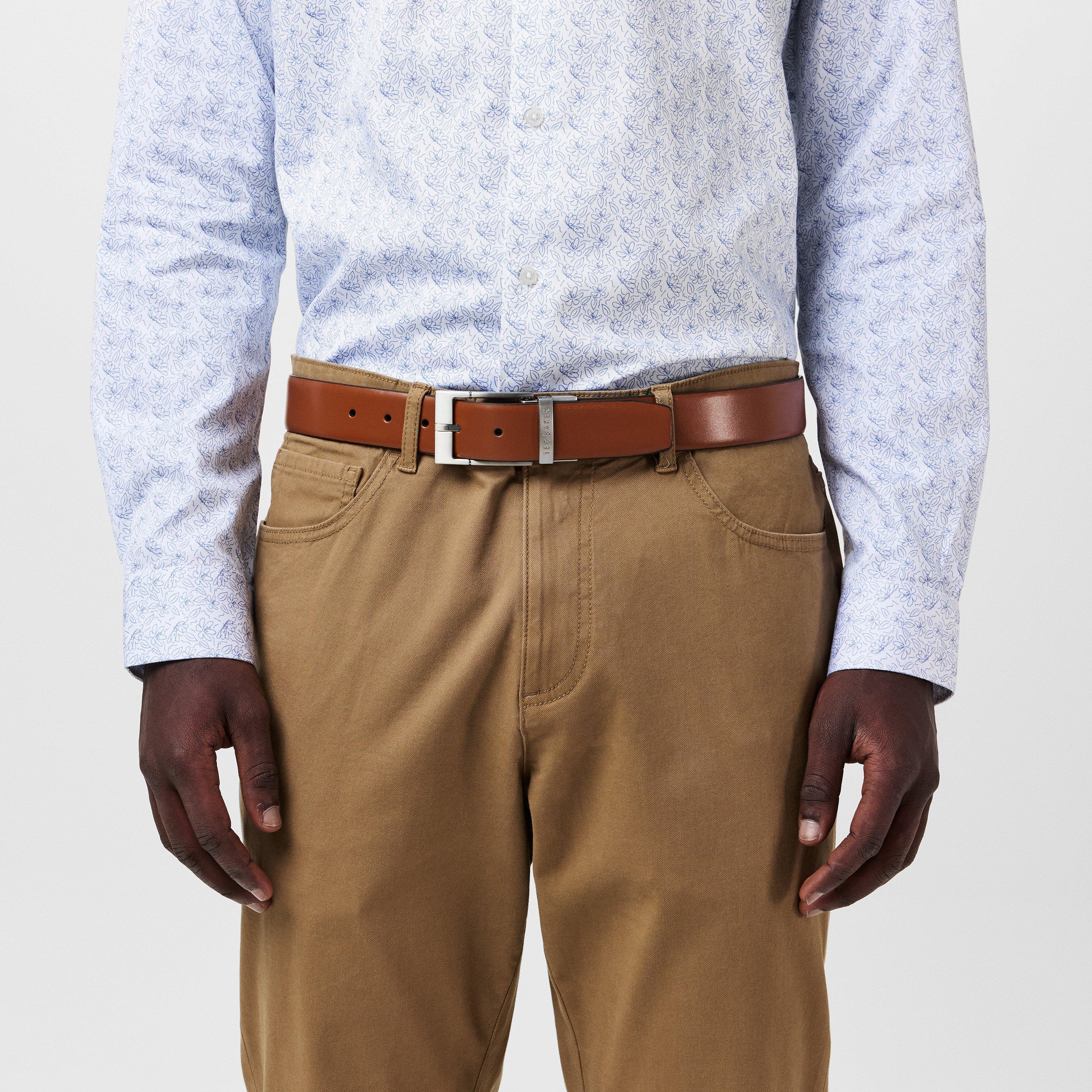 Tan - Ted Baker - Reversible Belt - 2