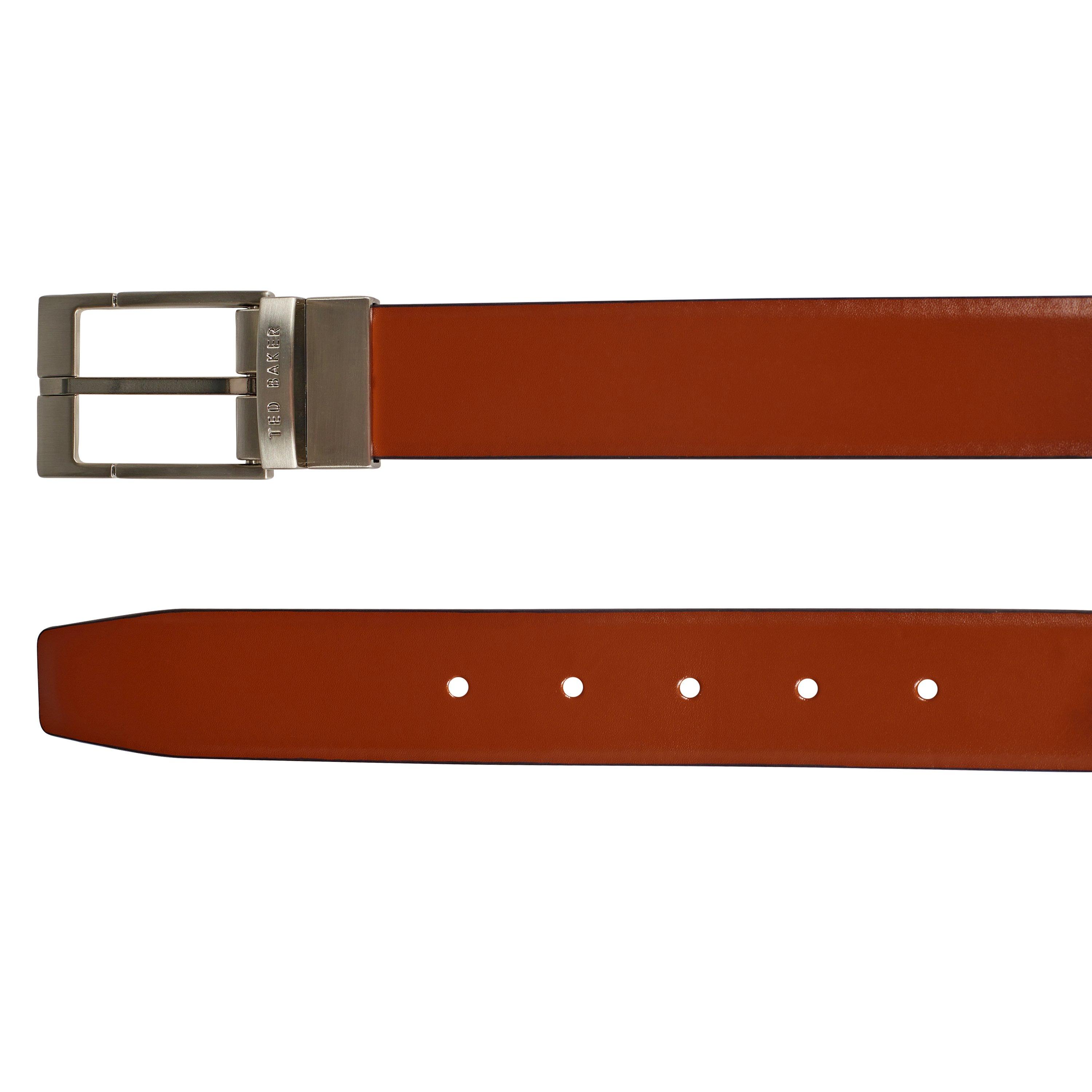 Tan - Ted Baker - Reversible Belt - 4