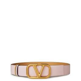 Valentino Garavani V Logo 4cm Reversible Belt